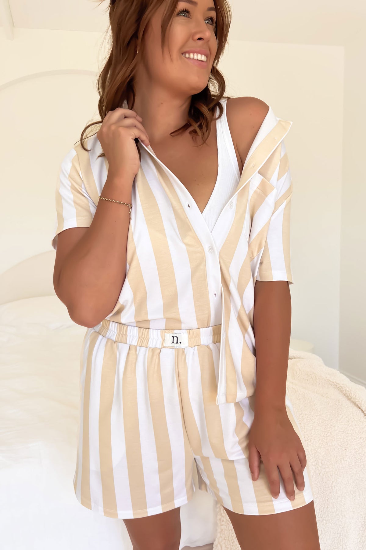 Vacay-Comfort-PJ-Set-Beige-White-Stripe-f