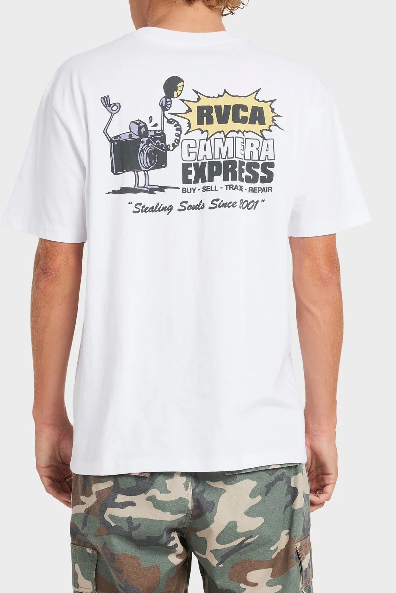 Camera Express Short Sleeve Tee White