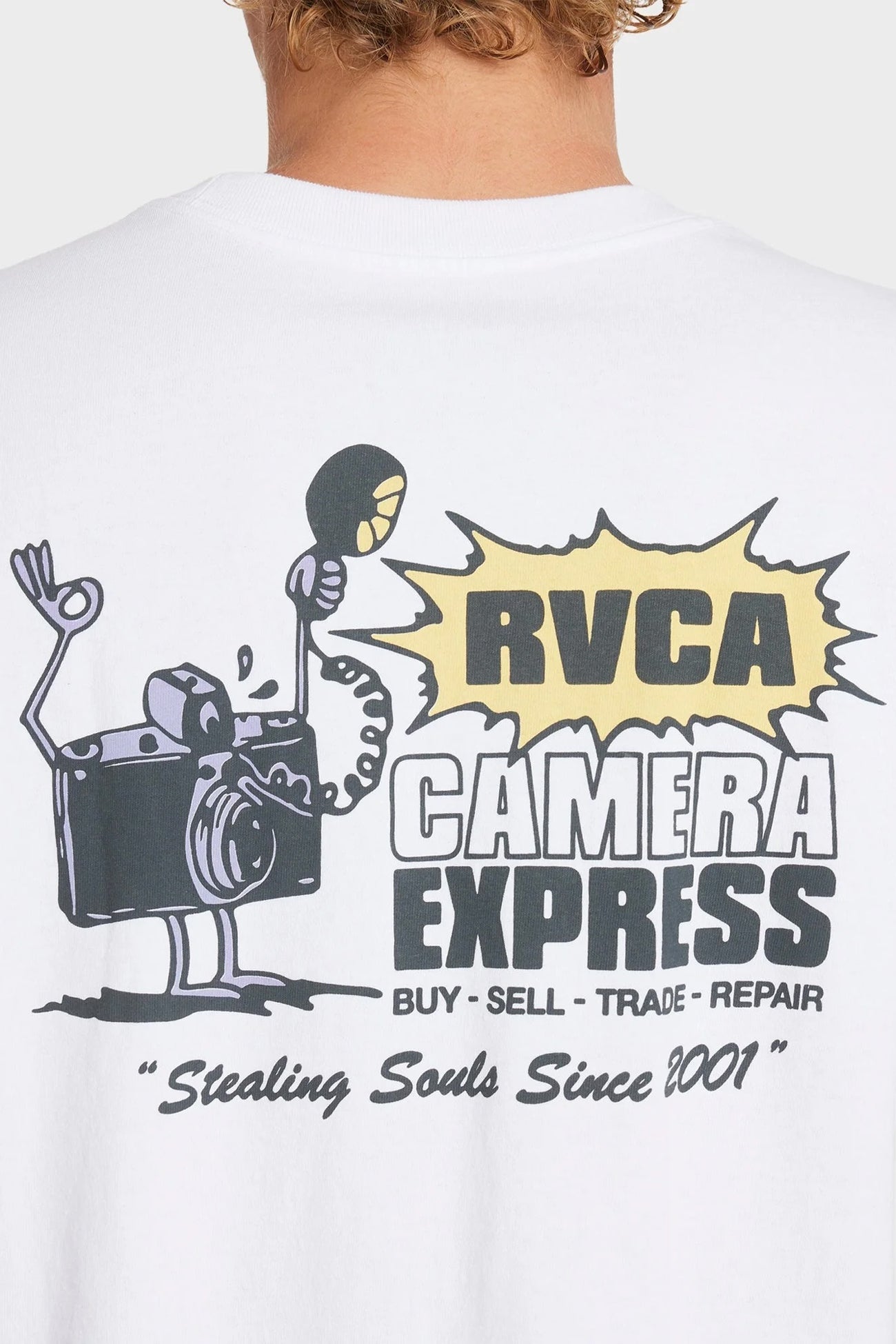Camera Express Short Sleeve Tee White