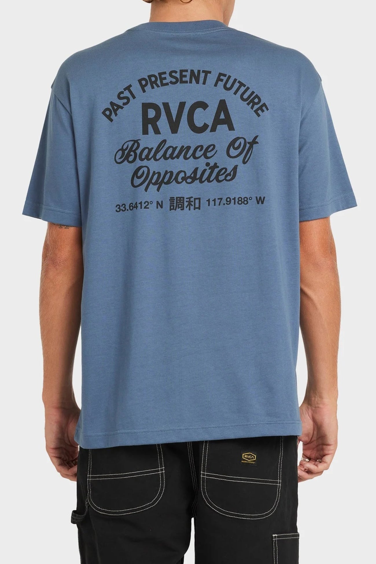 Textfull Short Sleeve Tee Vintage Navy