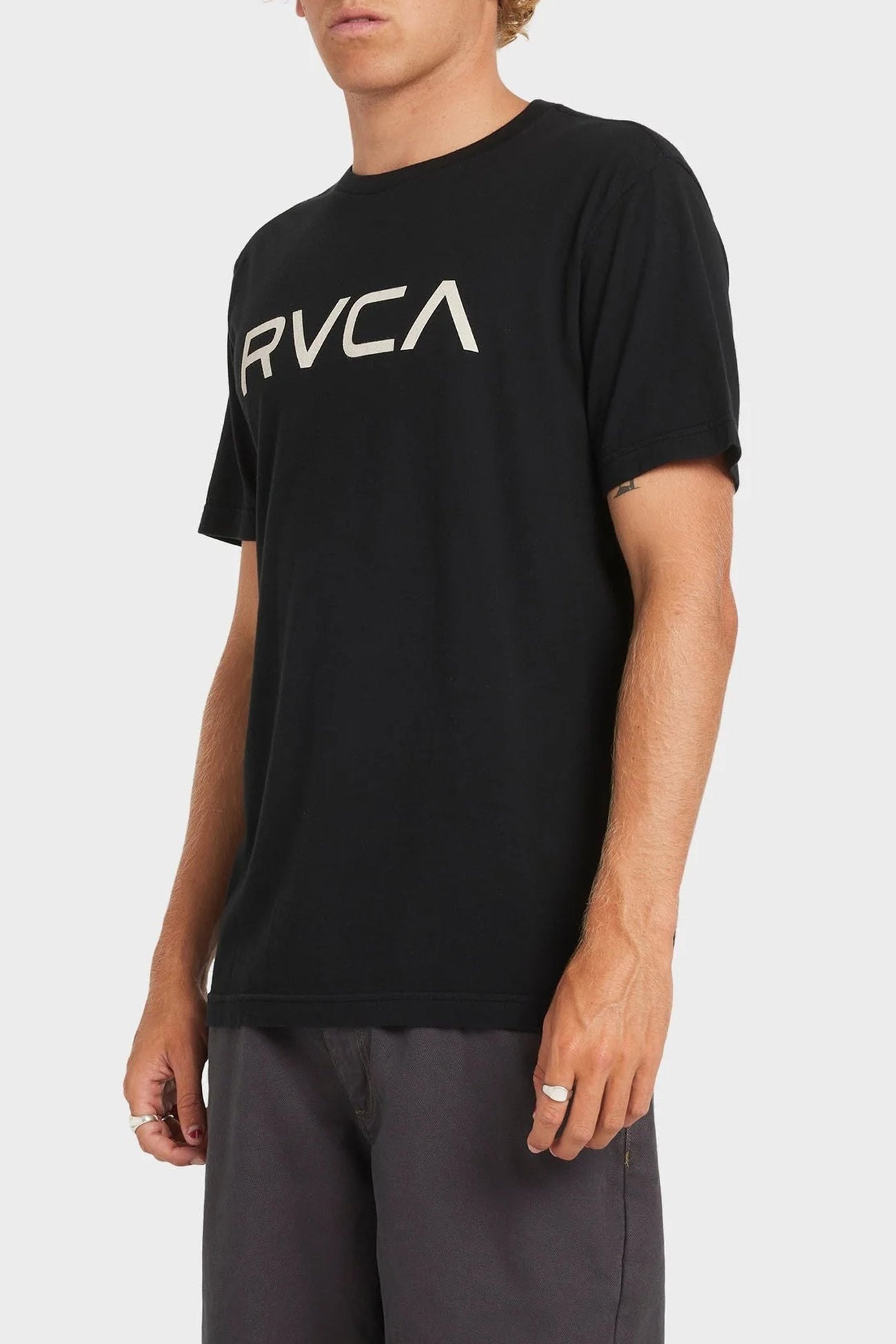 Big RVCA Short Sleeve Tee Black
