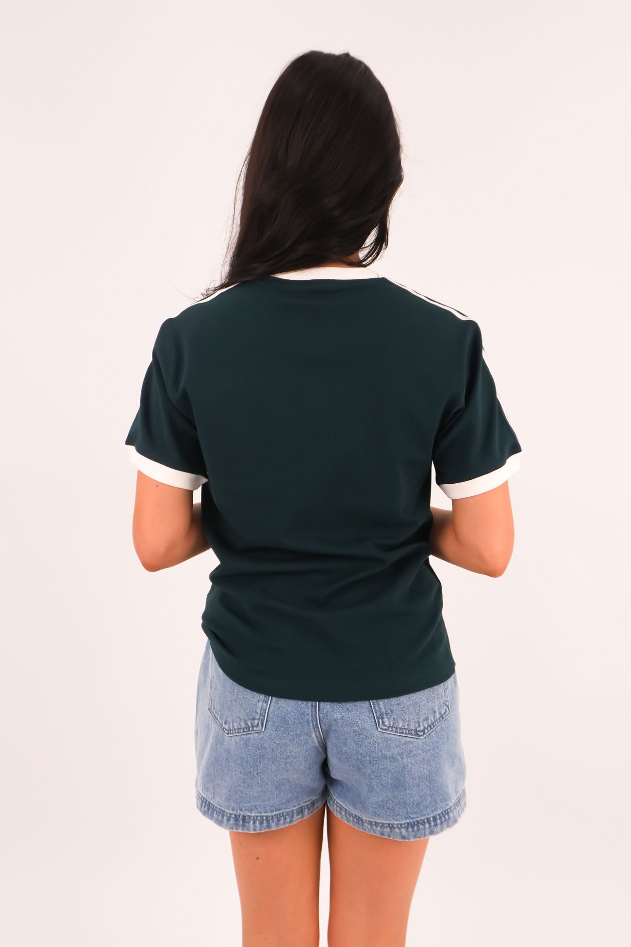3 Stripe Tee Green
