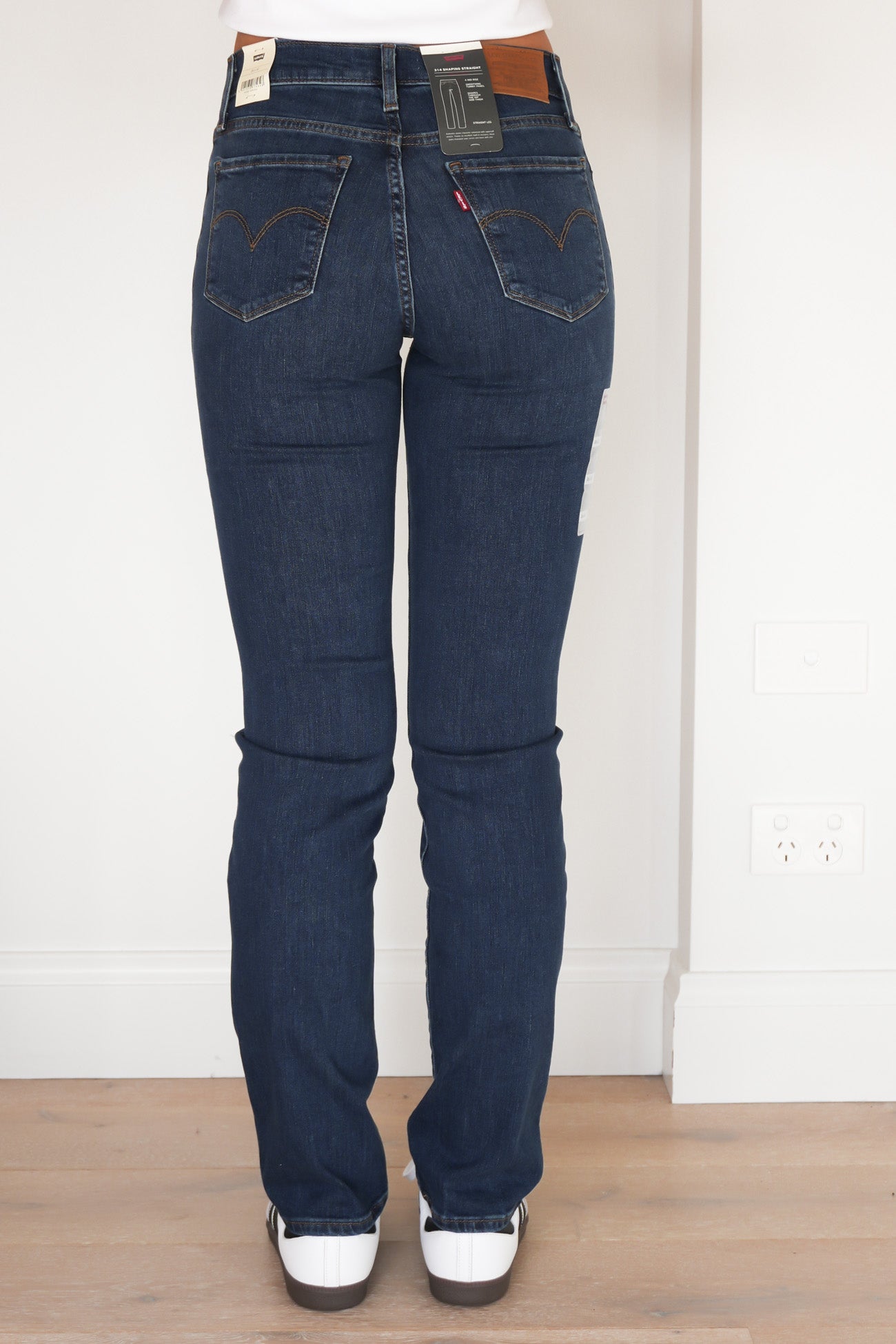 314 Shaping Straight Jean Blue Wave Dark