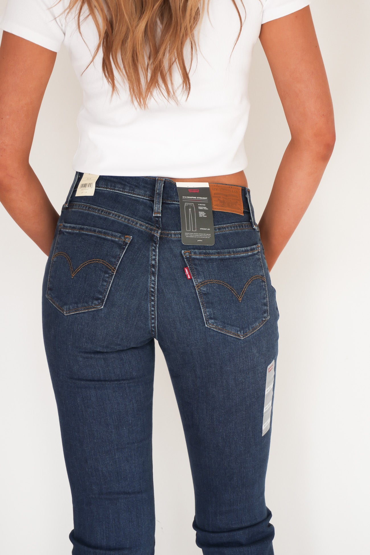 314 Shaping Straight Jean Blue Wave Dark
