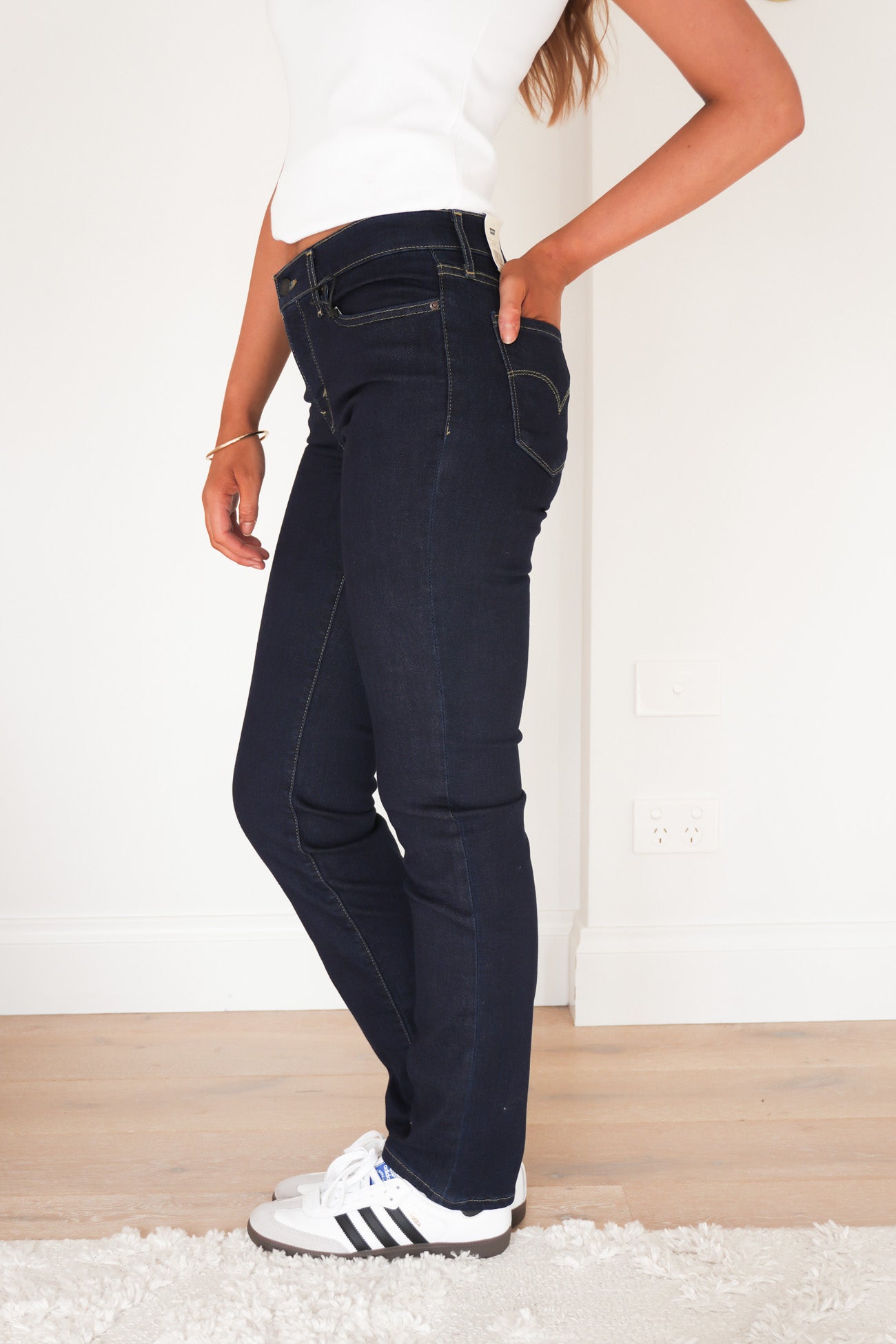314 Shaping Straight Jean Blue Wave Rinse