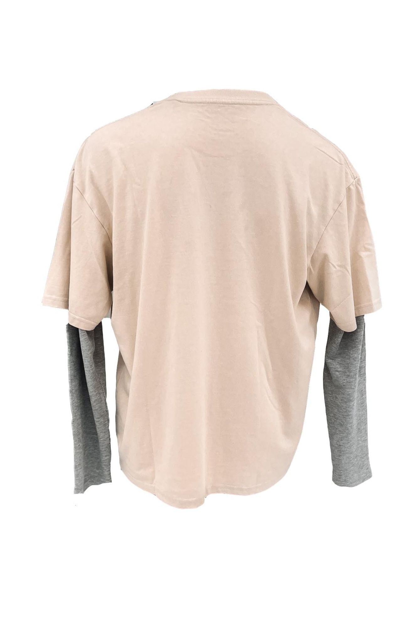 Layered Long Sleeve Beige