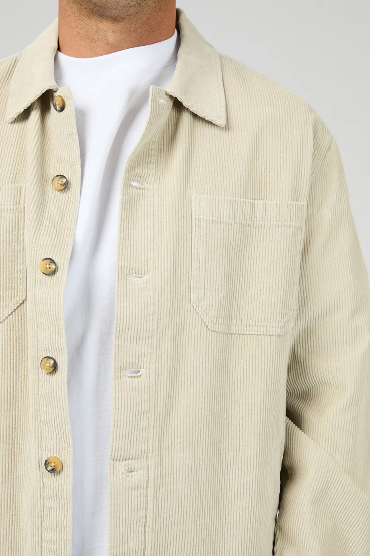 Jameson Cord Shirt Bone