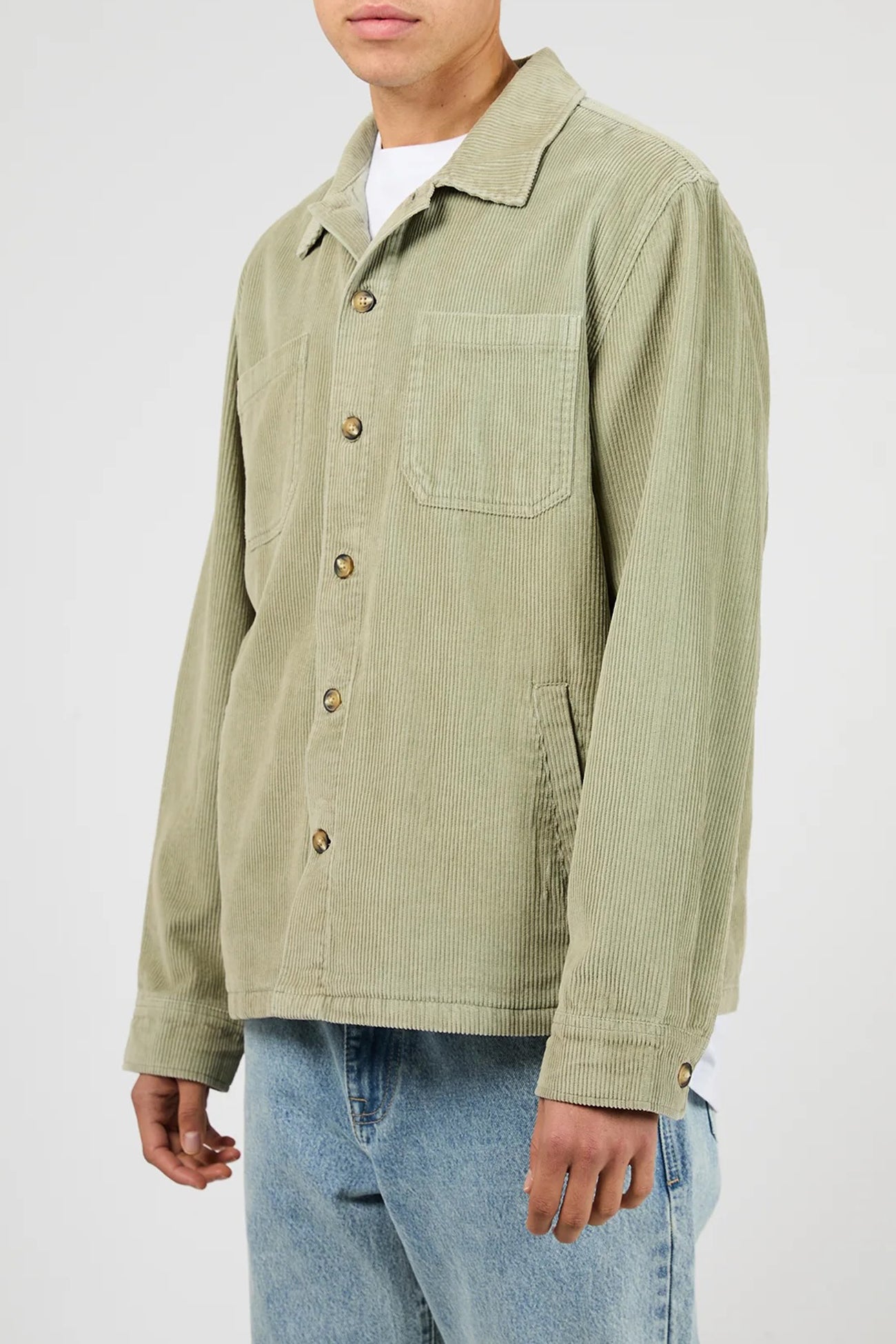 Jameson Cord Shirt Sage