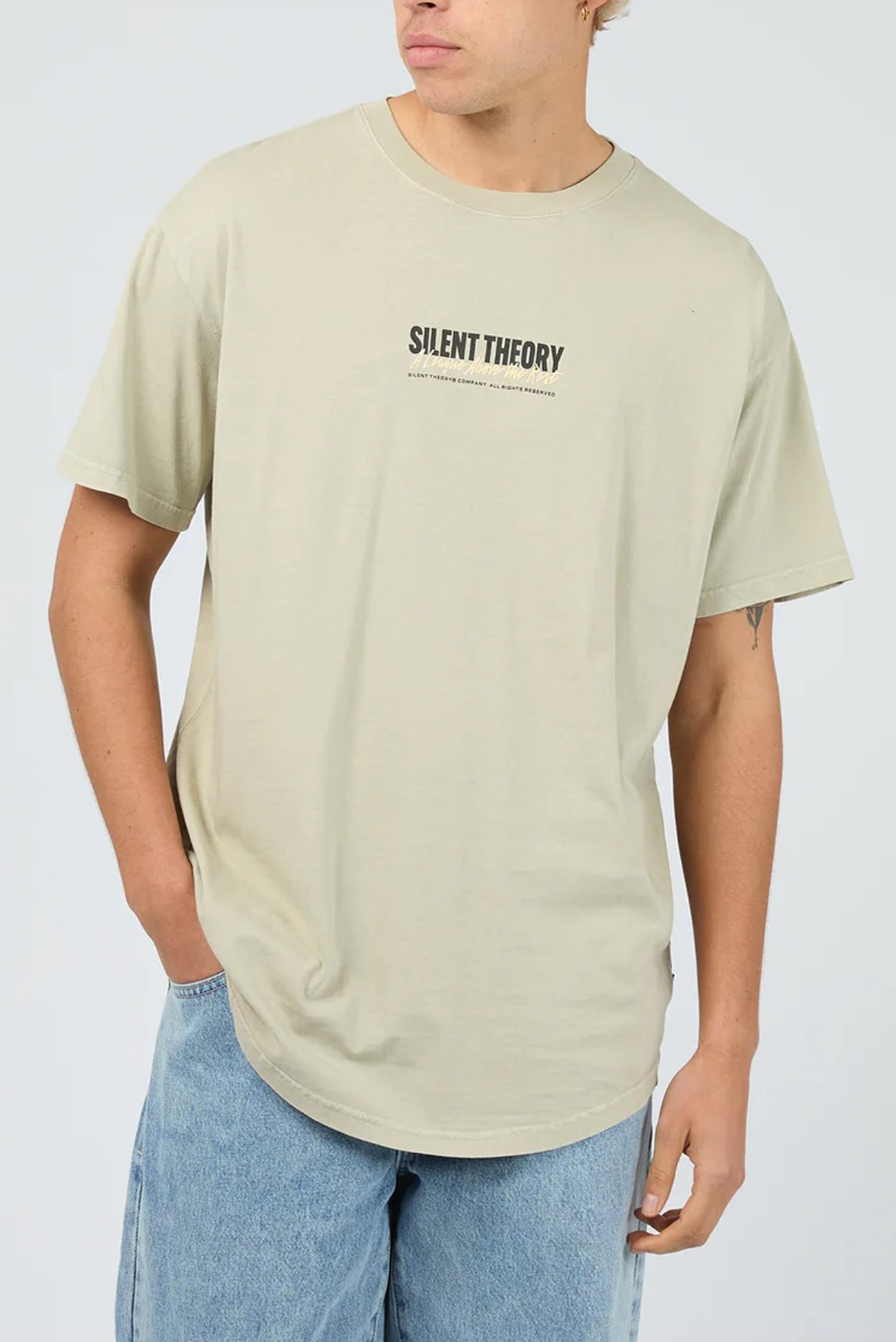 League Scoop Tee Herb
