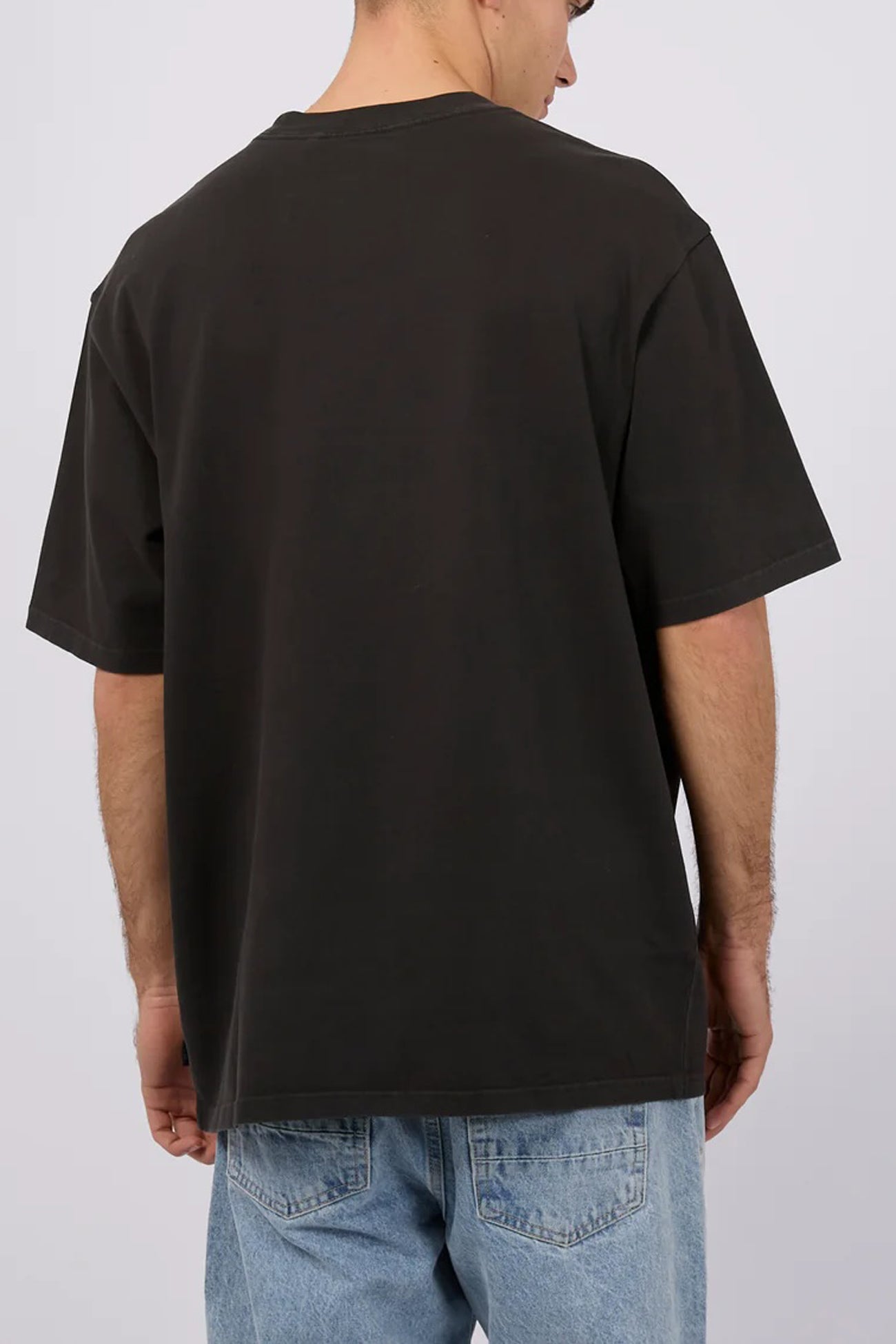 Heavy Weight Tee Washed Black