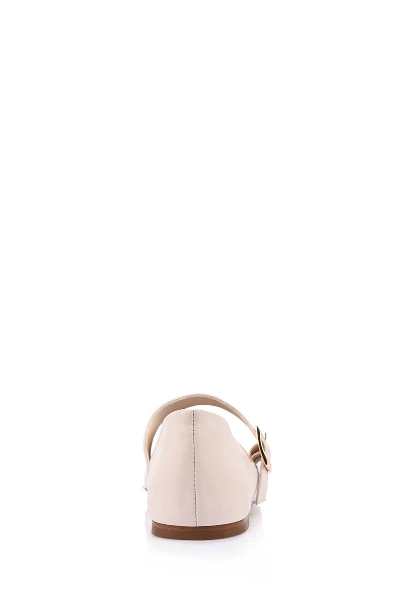 Alaska Mary-Jane Flats Bone White