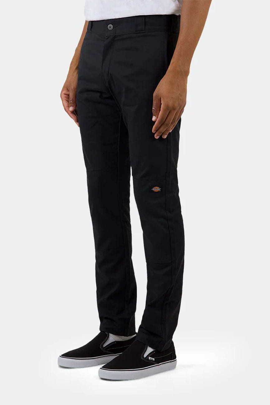 811 Skinny Straight Double Knee Work Pant Black