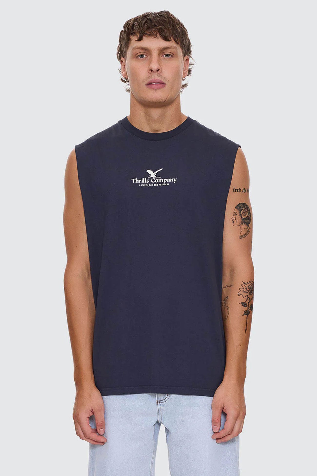 A Haven For The Restless Merch Fit Muscle Tee Total Eclipse