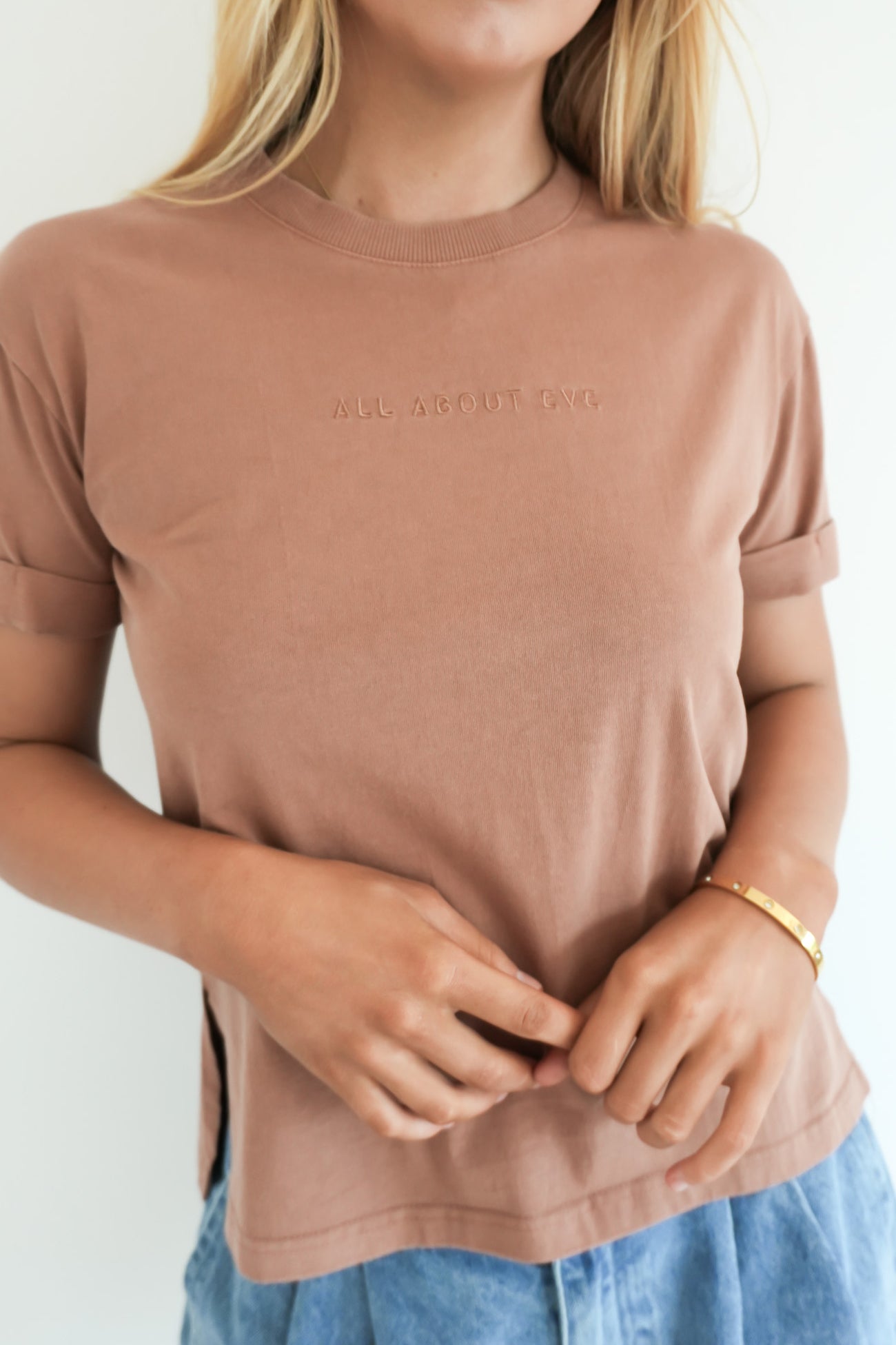 AAE Washed Tee Cinnamon