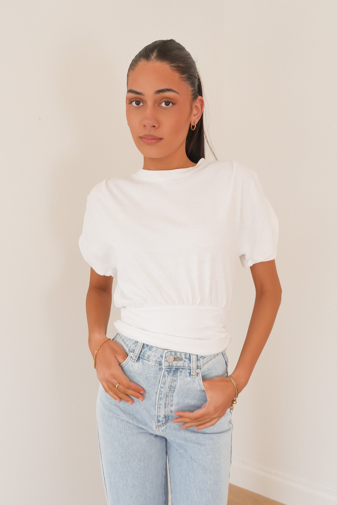 AAE Halle Tee White