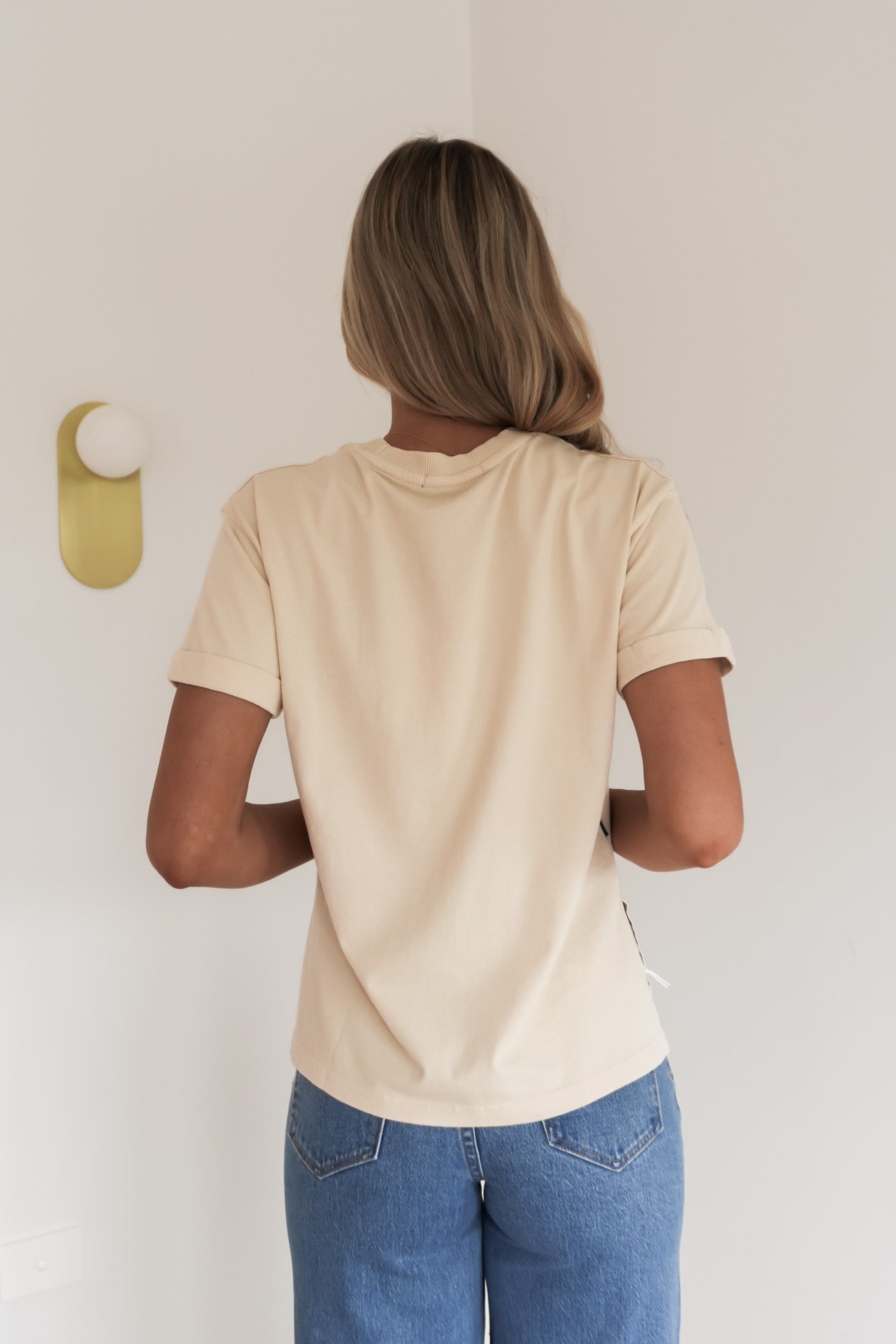 AAE Washed Tee Vanilla