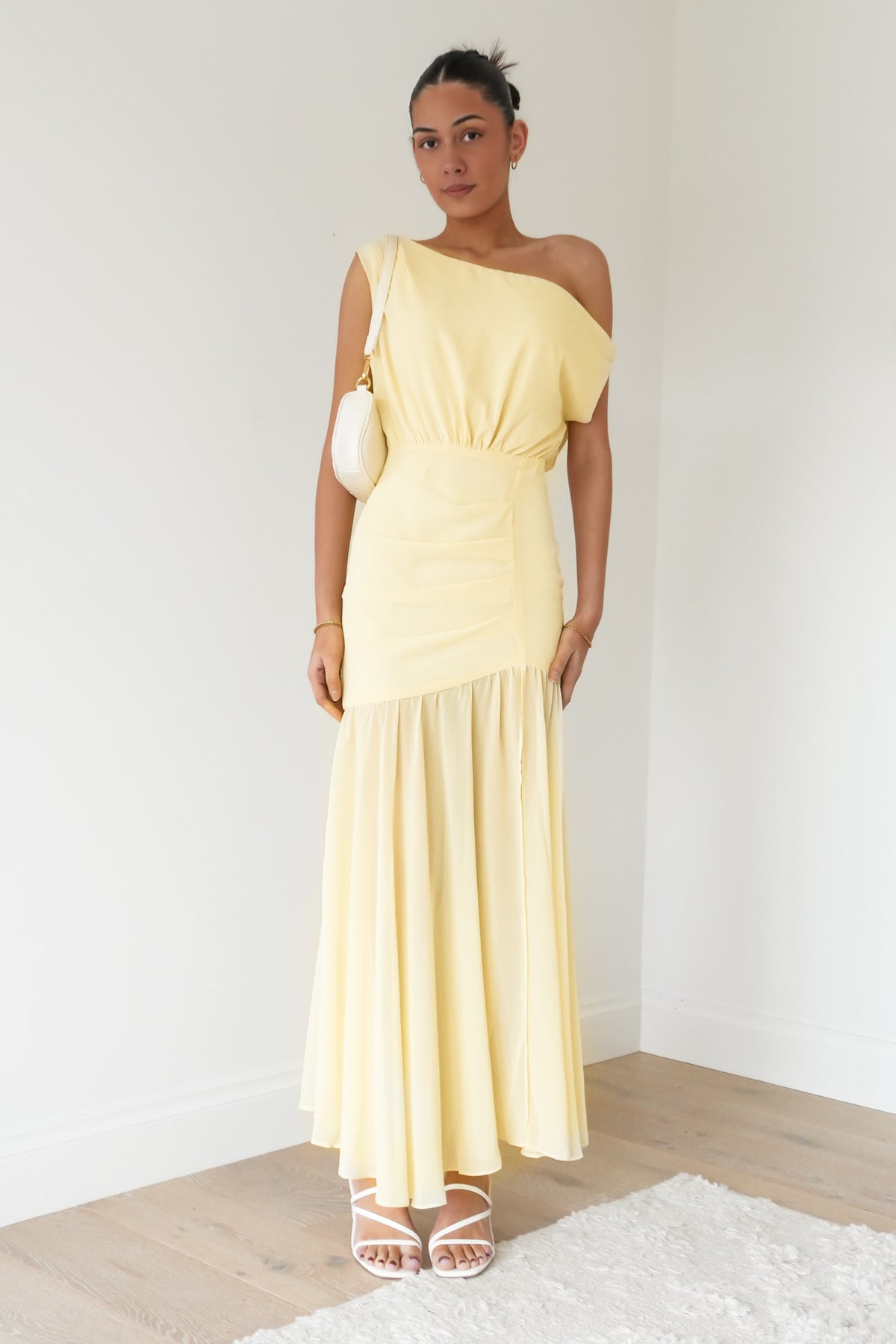 Abbey Maxi Dress Lemon