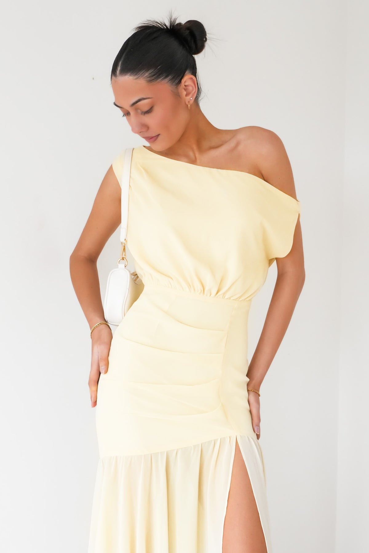 Abbey Maxi Dress Lemon