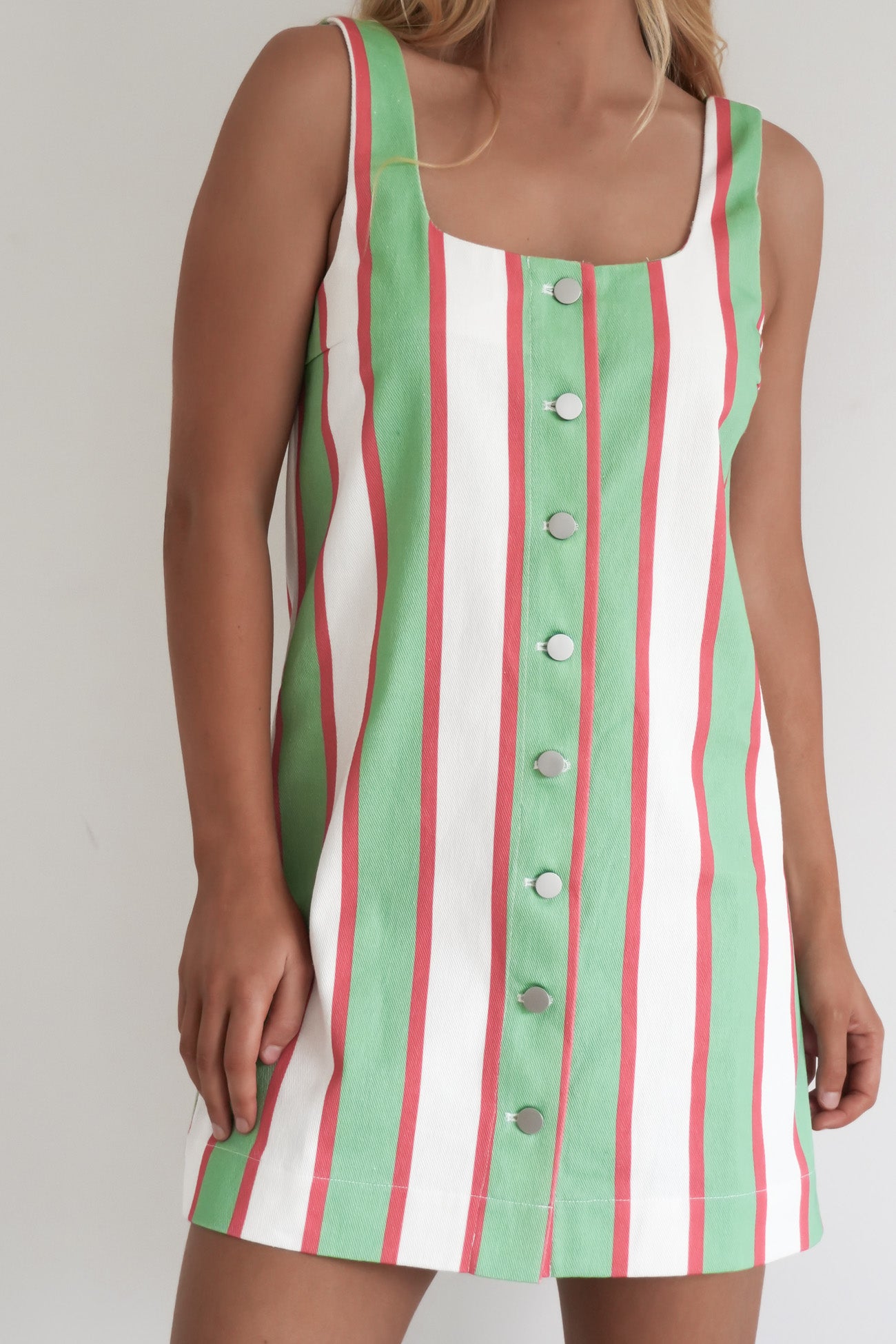 Abi Mini Dress Carnival Stripe
