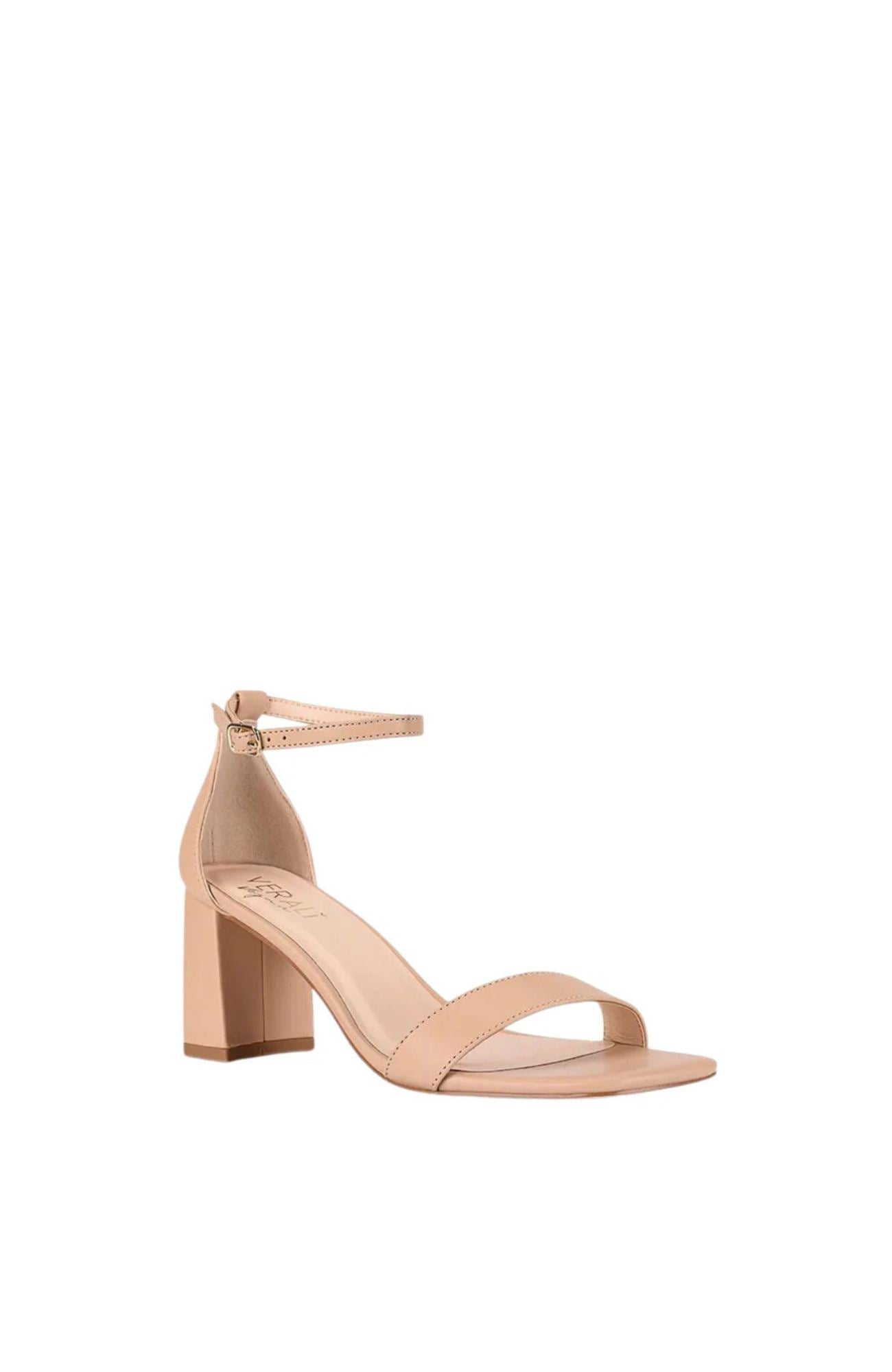 Neeka Block Heel Sandal Nude