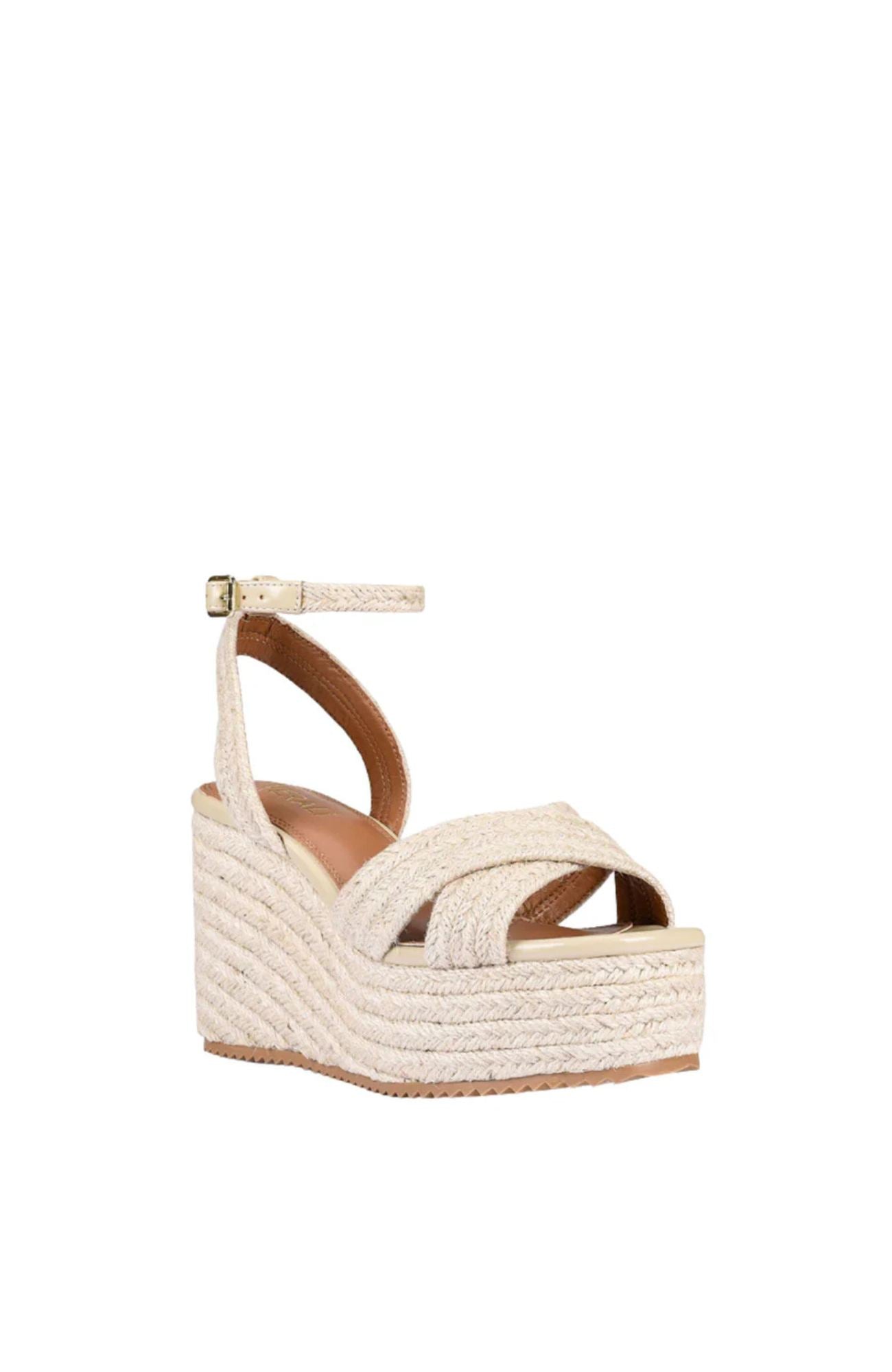 Callie Espadrille Wedges Natural