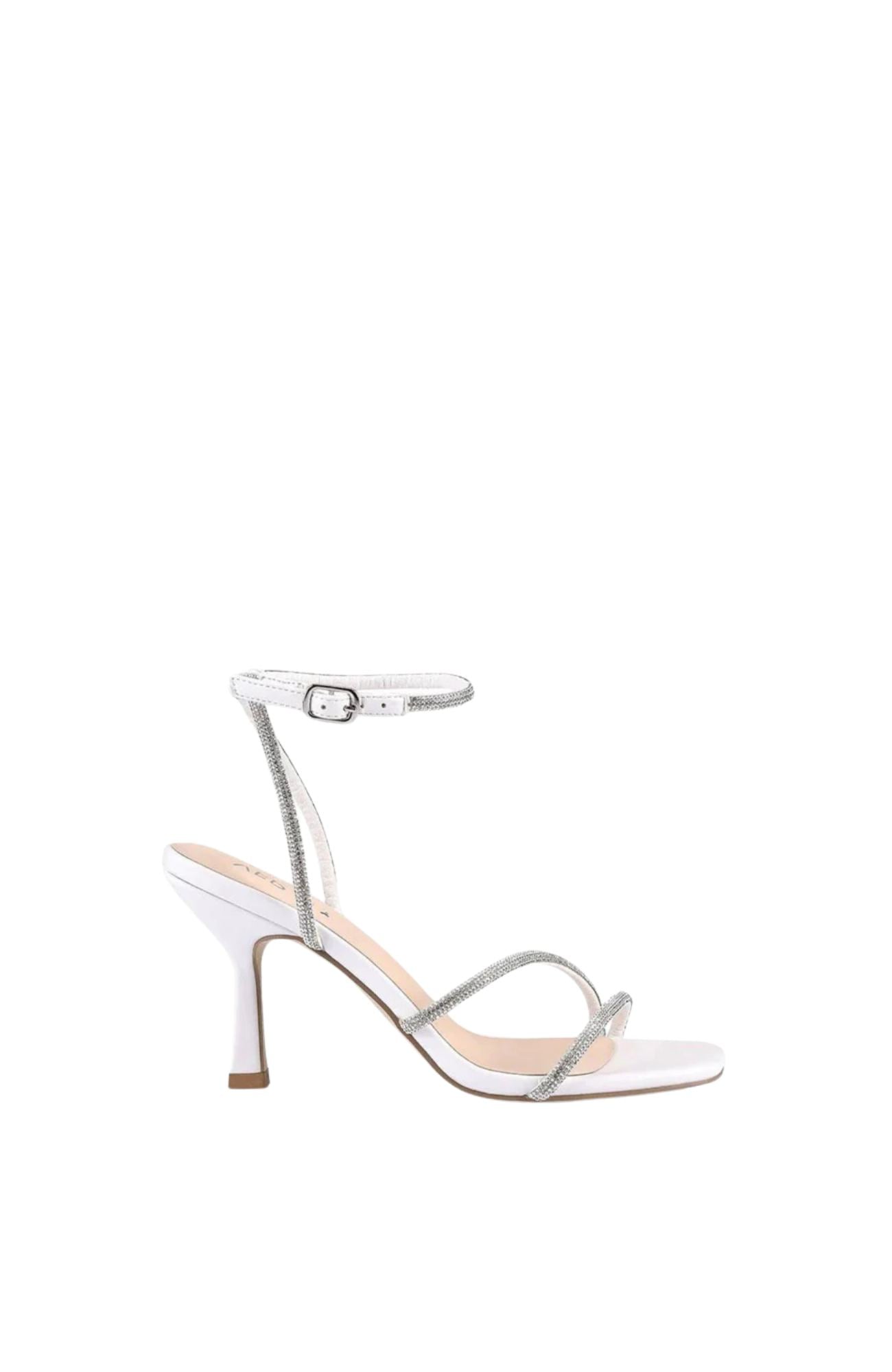 Pepper Strappy Heels Chalk