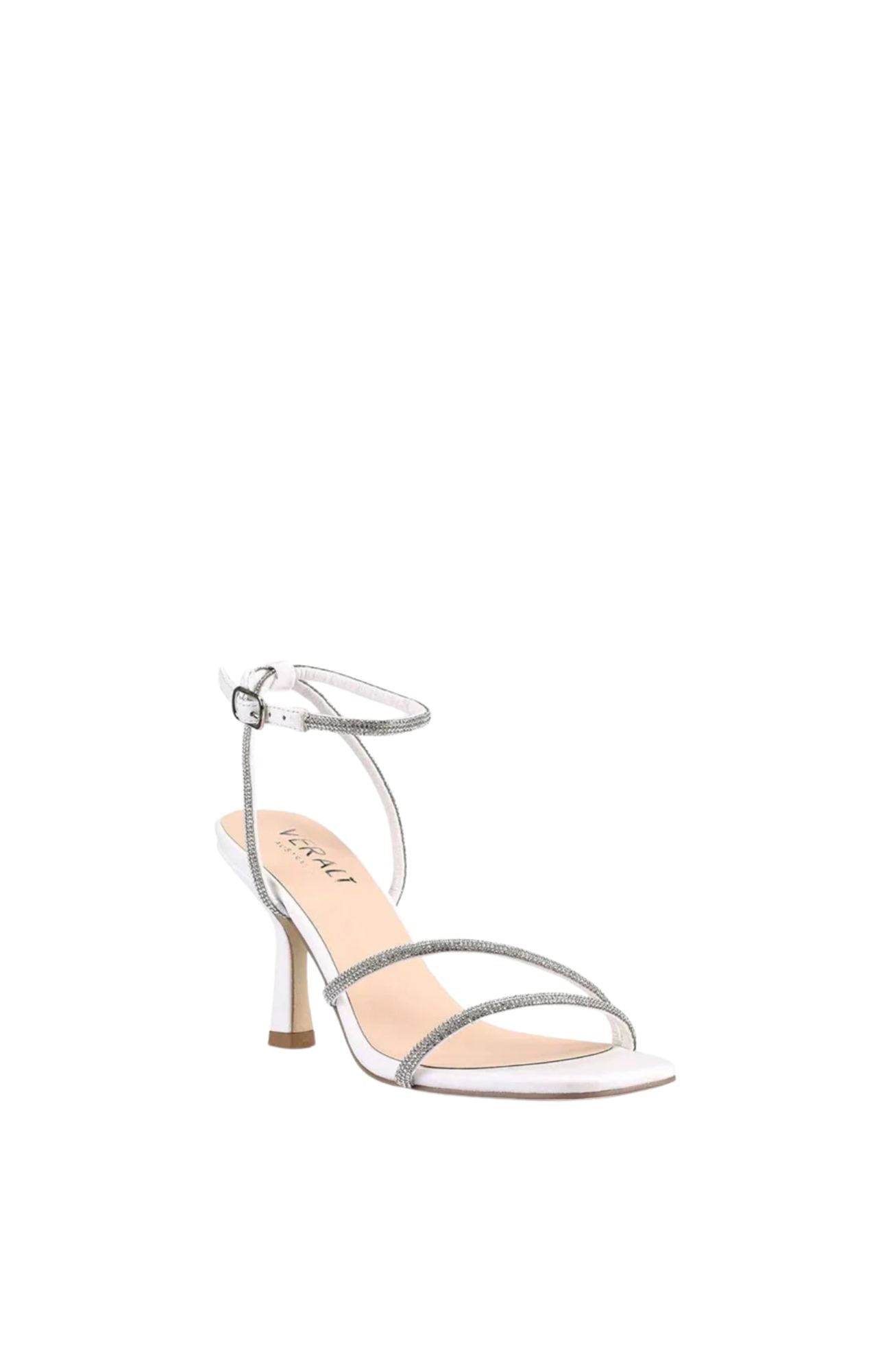 Pepper Strappy Heels Chalk