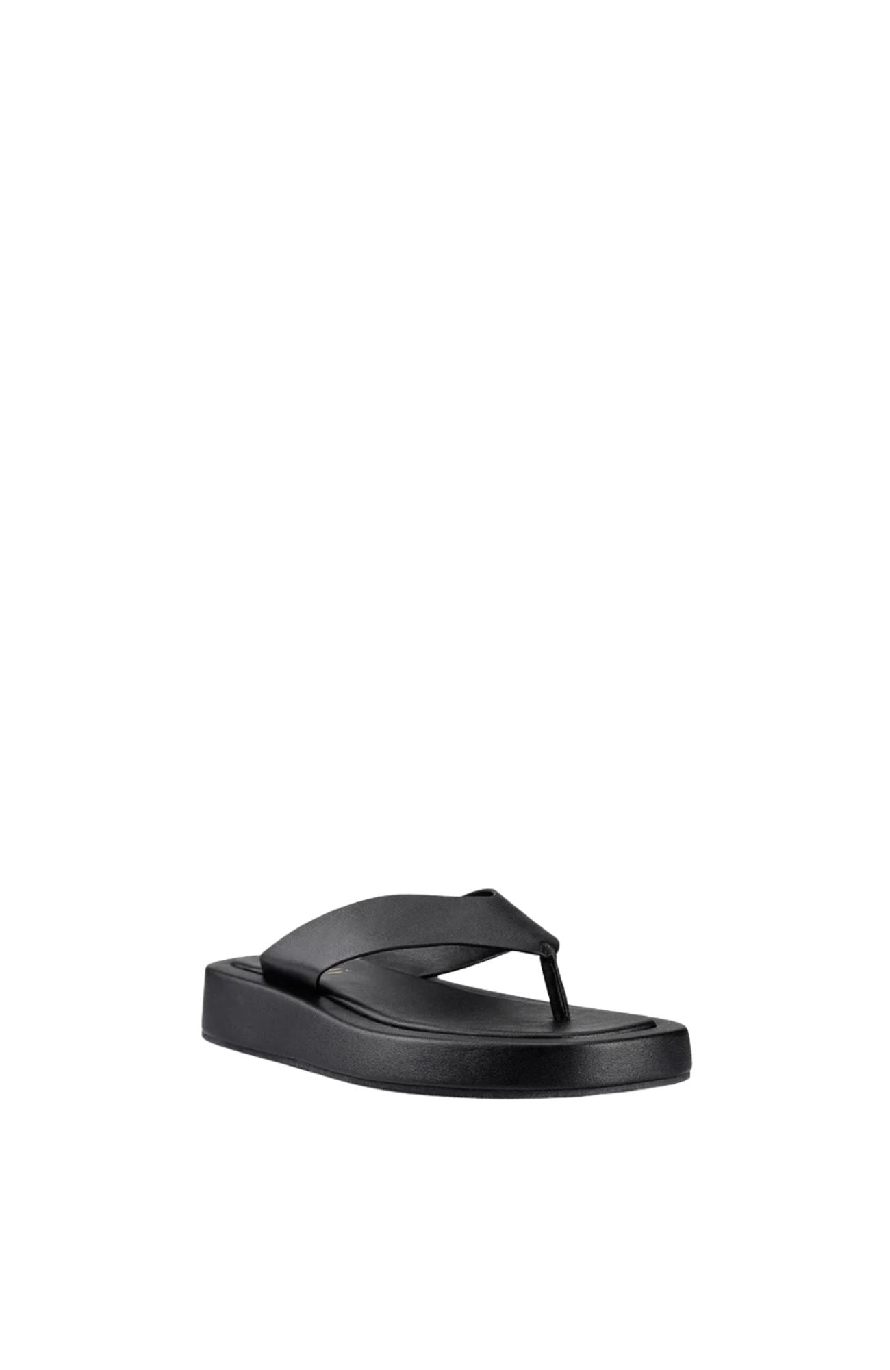 Bouncer II Flatform Thongs Black Smooth