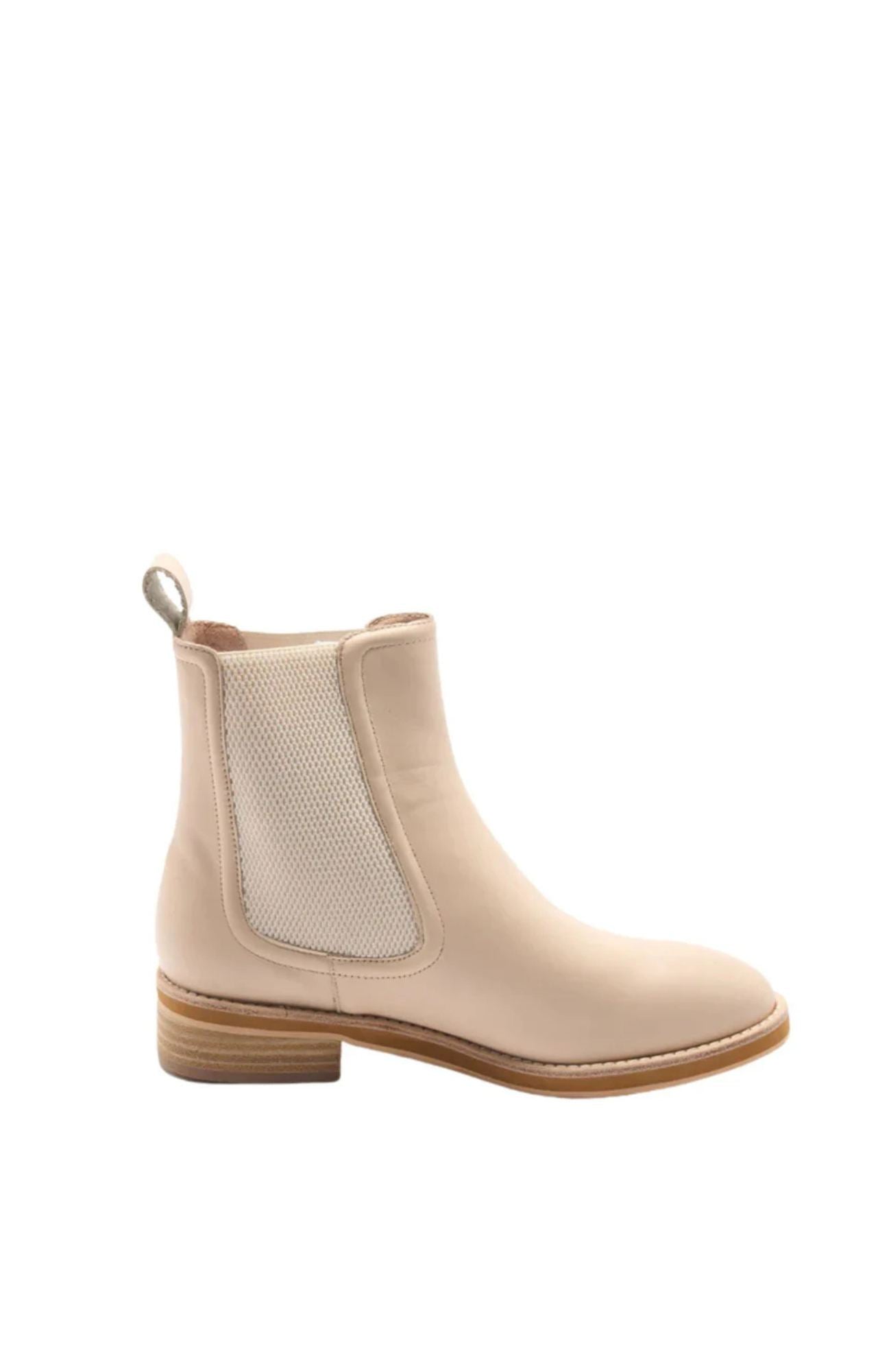 Cora Leather Boot Vanilla