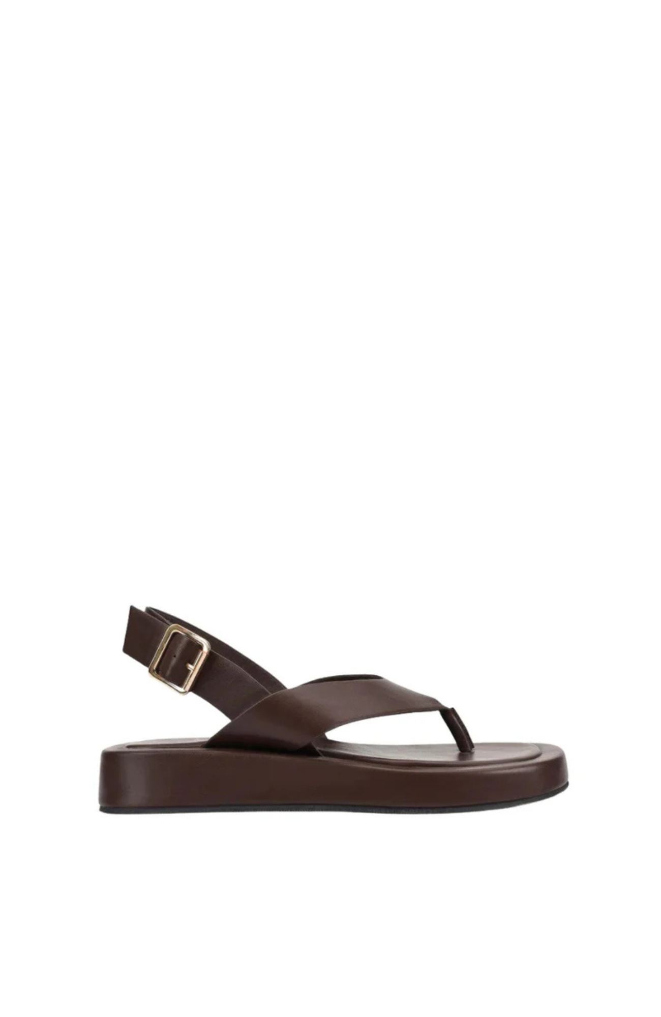 Bono Platform Sandal Chocolate Brown