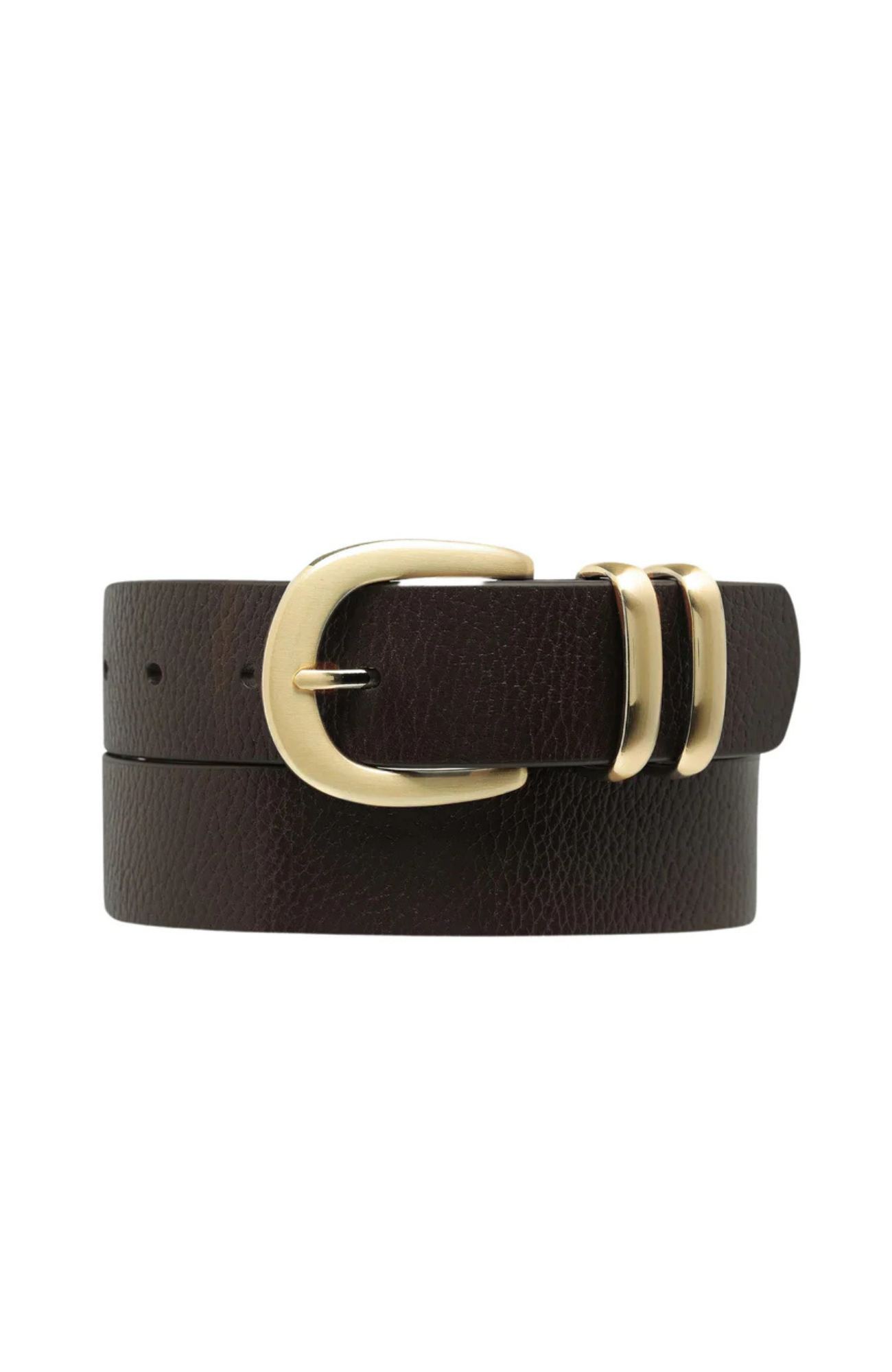 Let It Be Belt Choc Gold