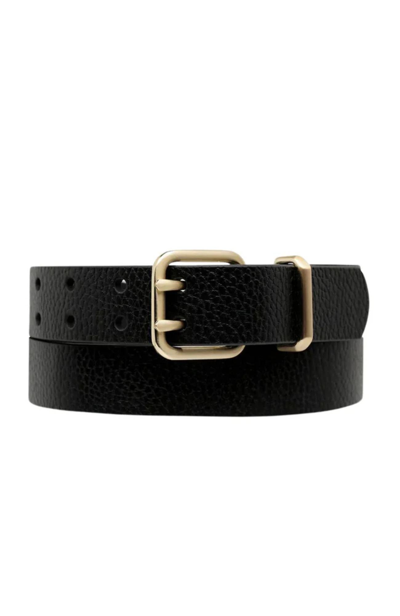 Barely Moving Belt Black Gold