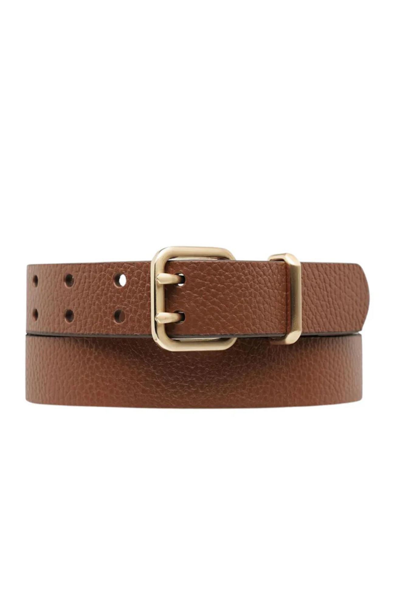 Barely Moving Belt Tan Gold