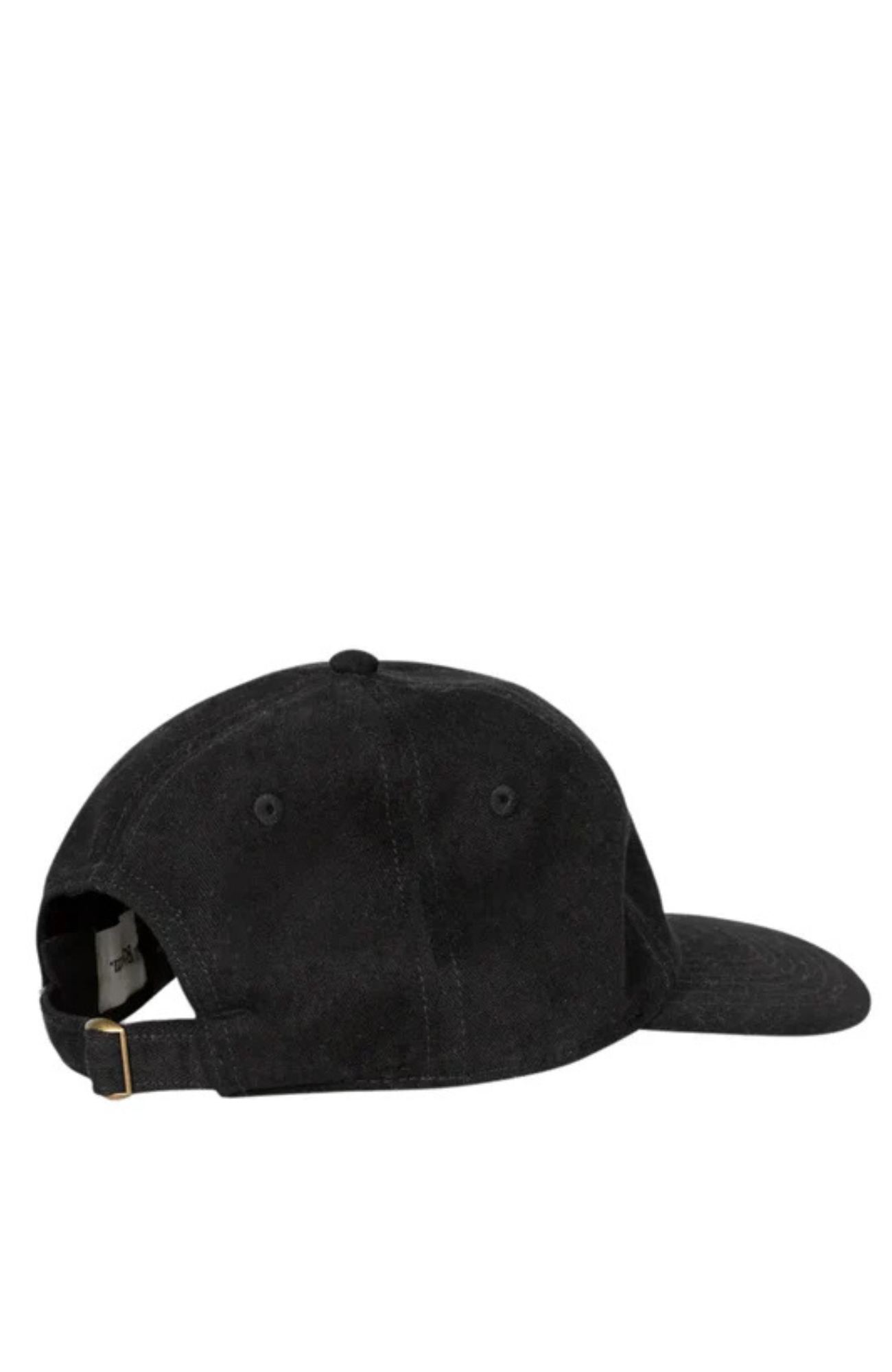 Essential Brushed Twill Cap Black