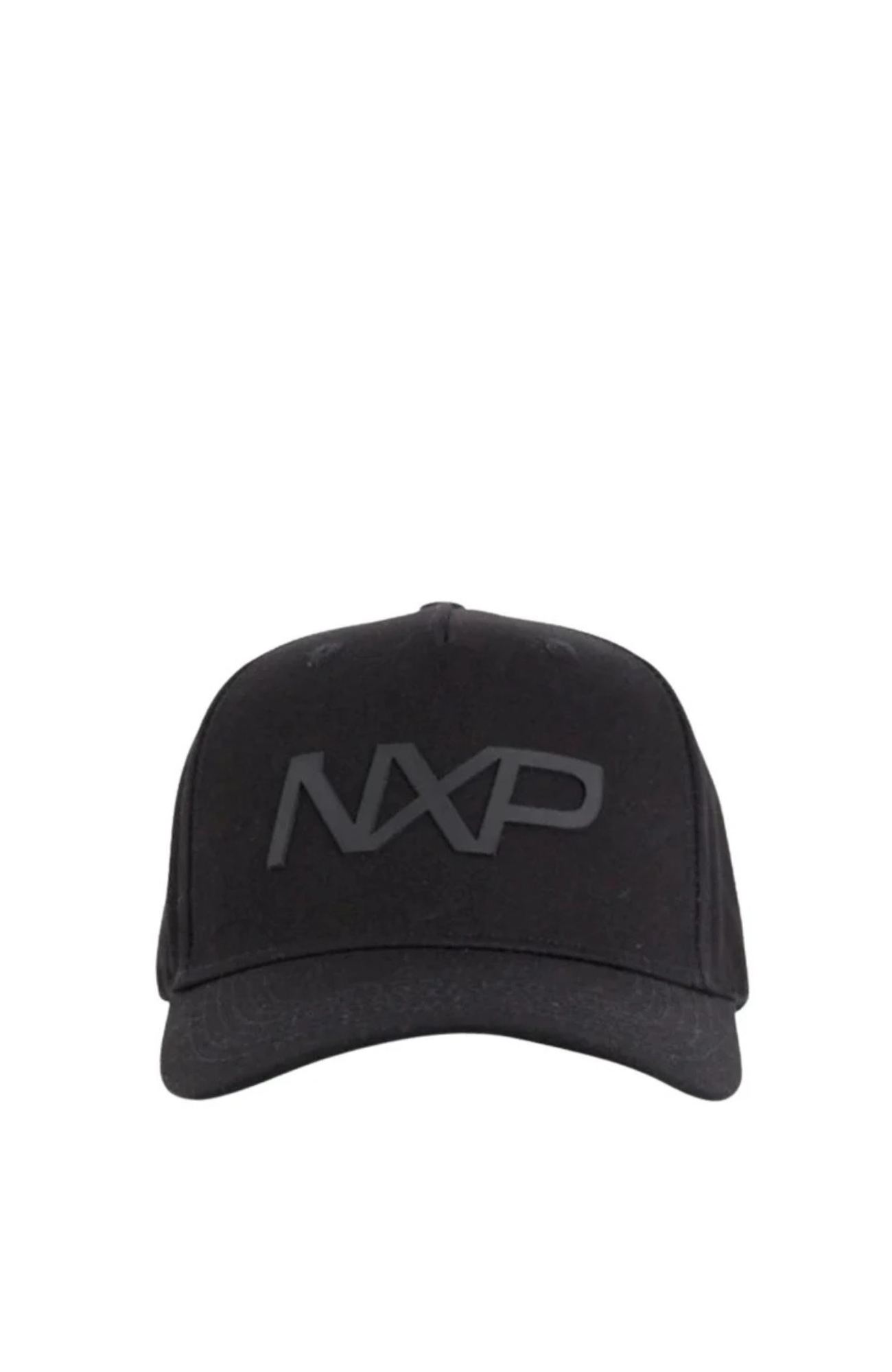 Sine 5 Panel Curved Peak Cap Jet Black
