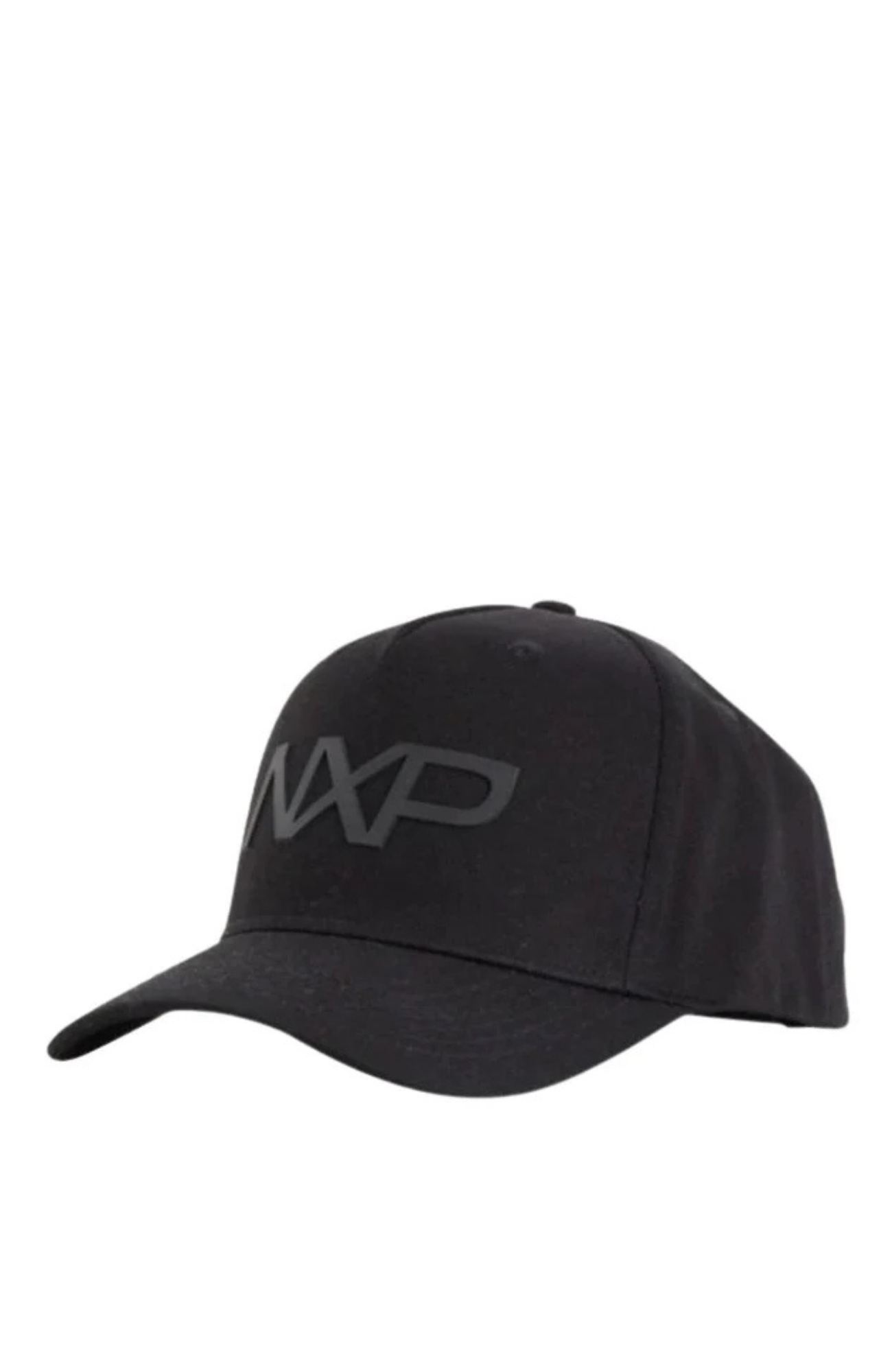 Sine 5 Panel Curved Peak Cap Jet Black
