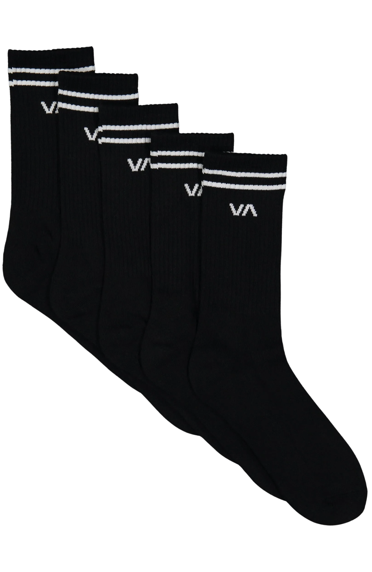 Union Sock III 5 Pack Black
