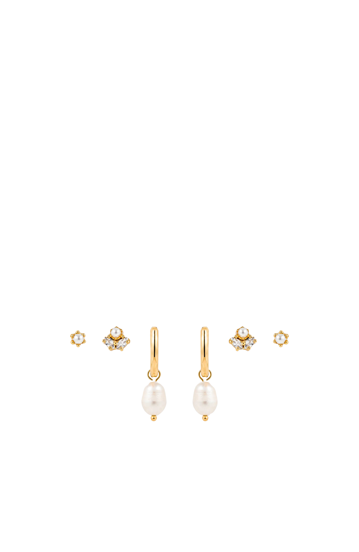 Venus Earrings 3 Pack Gold