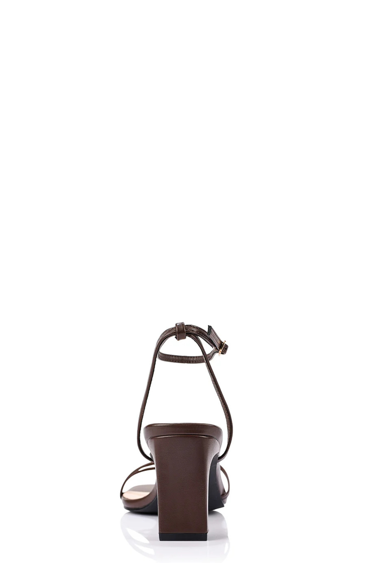 Gilbert Block Heel Sandals Chocolate Brown