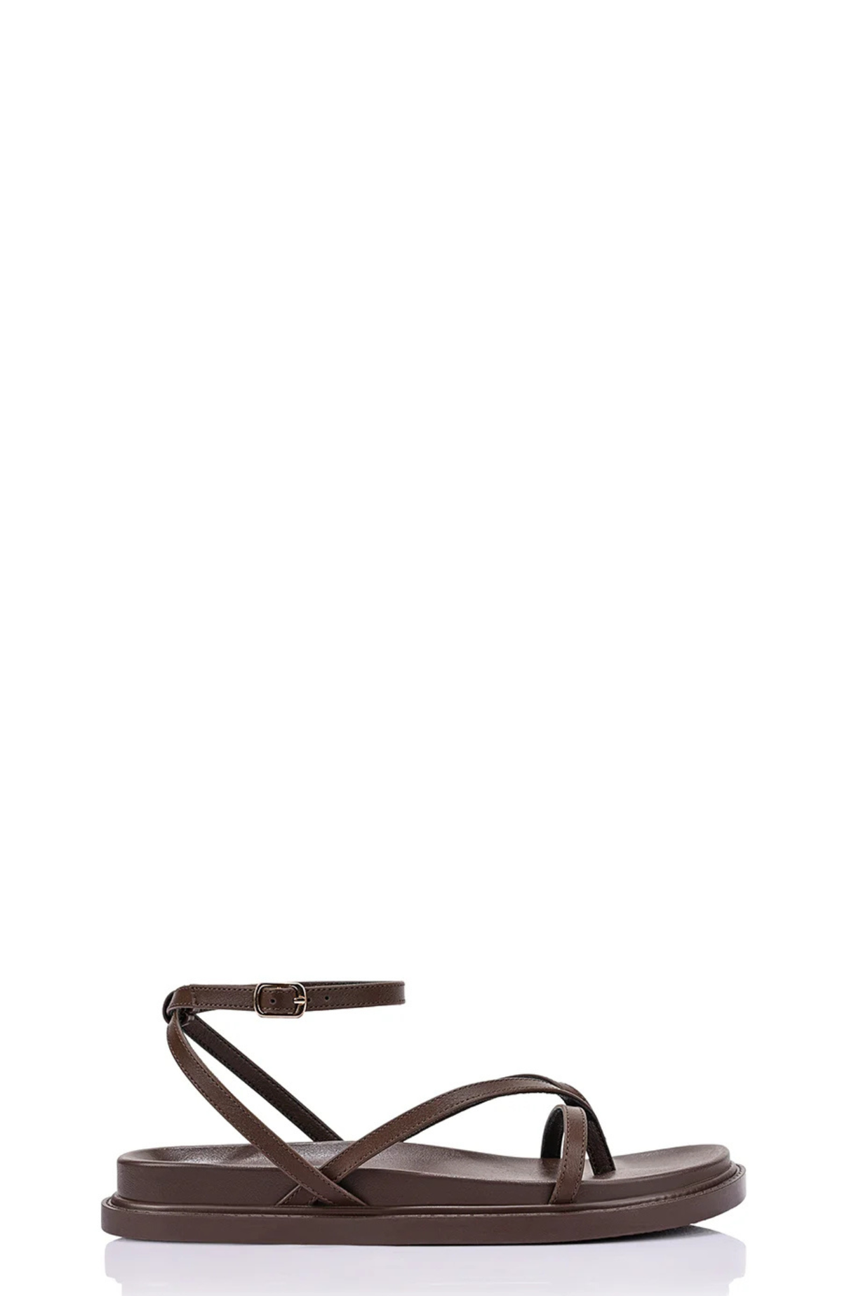 Brinley Footbed Sandals Chocolate Brown