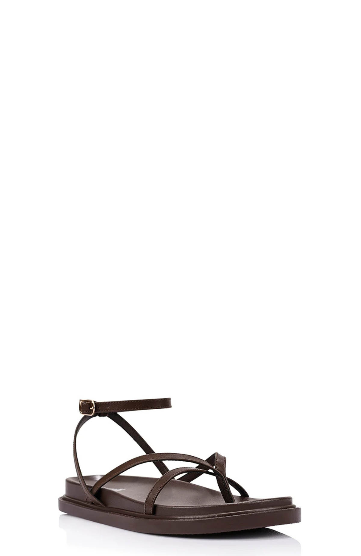 Brinley Footbed Sandals Chocolate Brown
