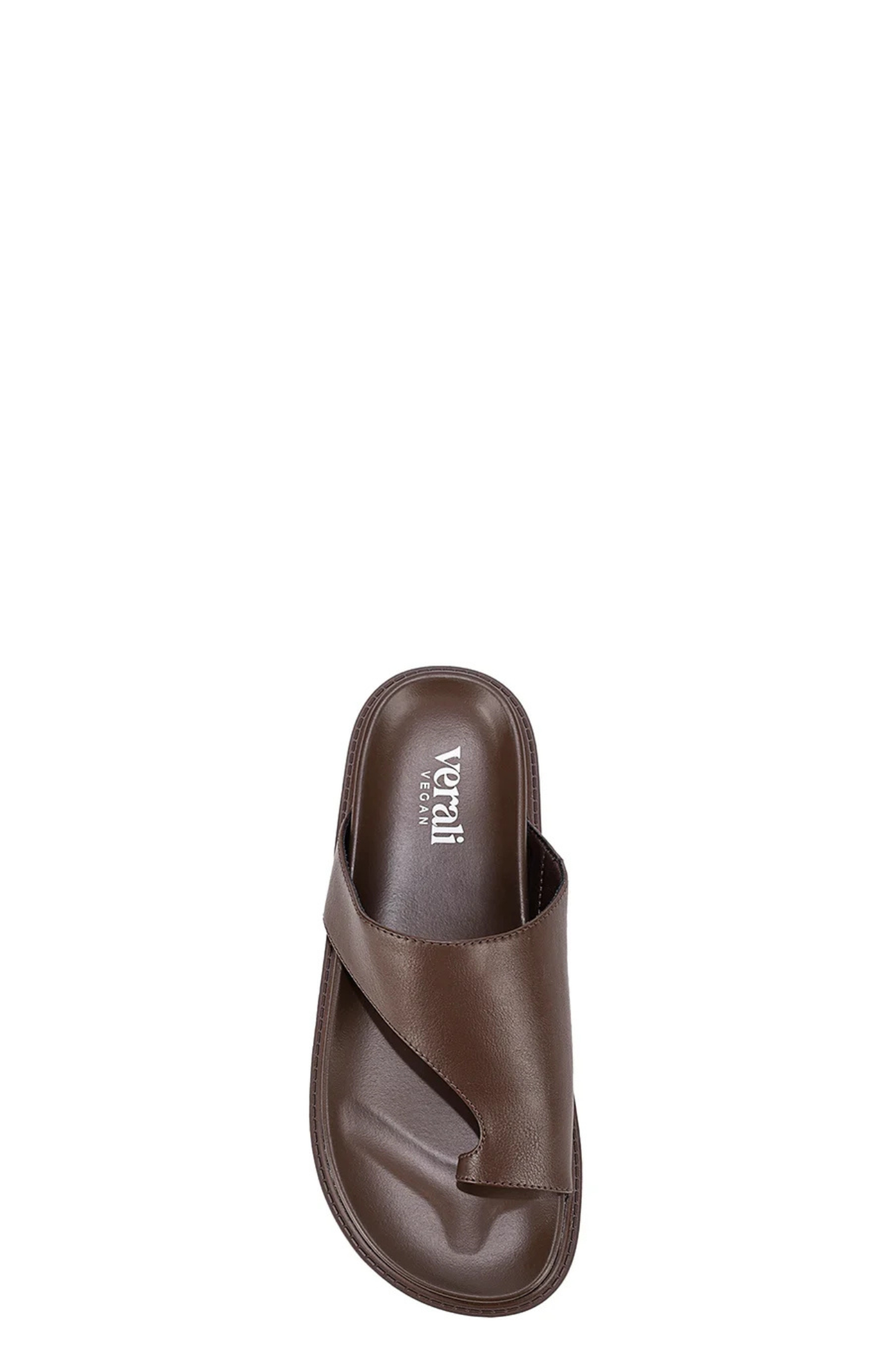 Brenda Footbed Slides Chocolate Brown
