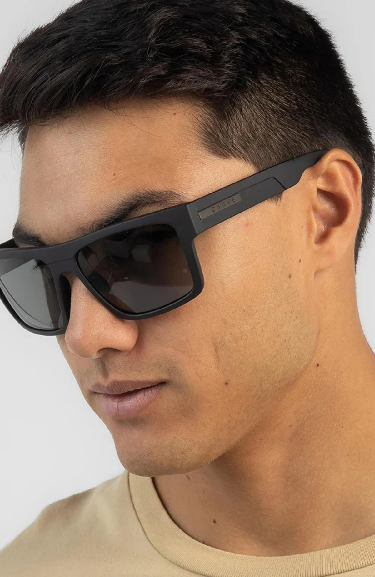 Volley XL Matt Black // Grey Polarized Lens