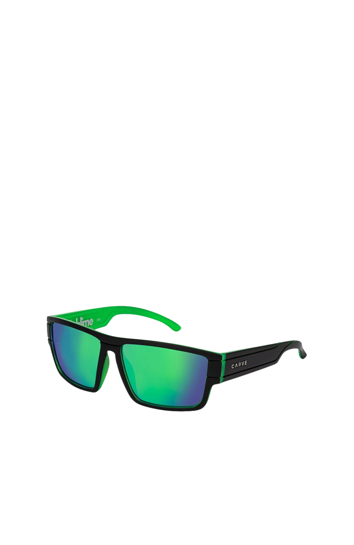 Sublime Matt Black // Green Iridium