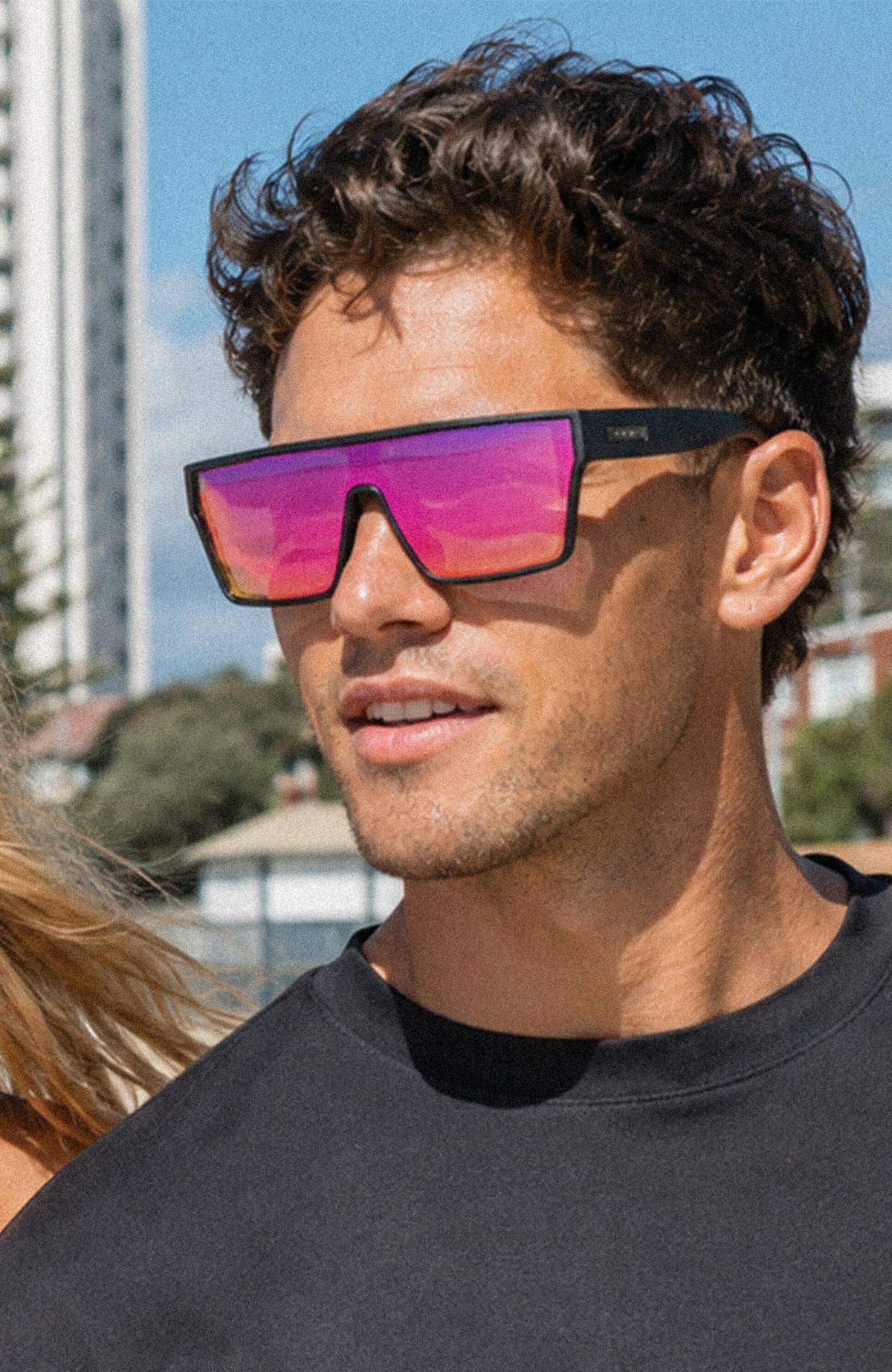 Voodoo Matte Black // Grey Pink Iridium Lens
