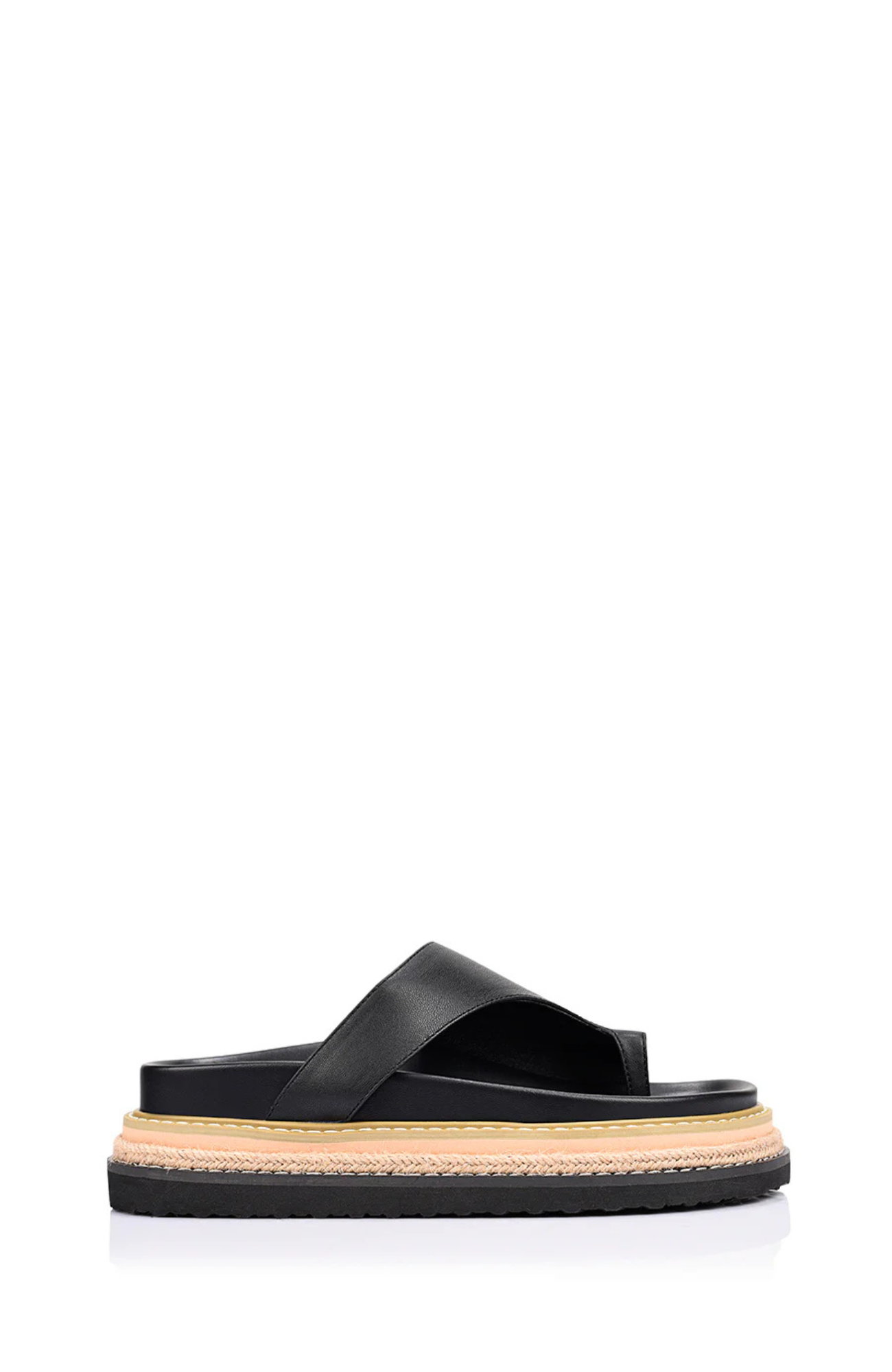 Thor Flatform Thongs Black