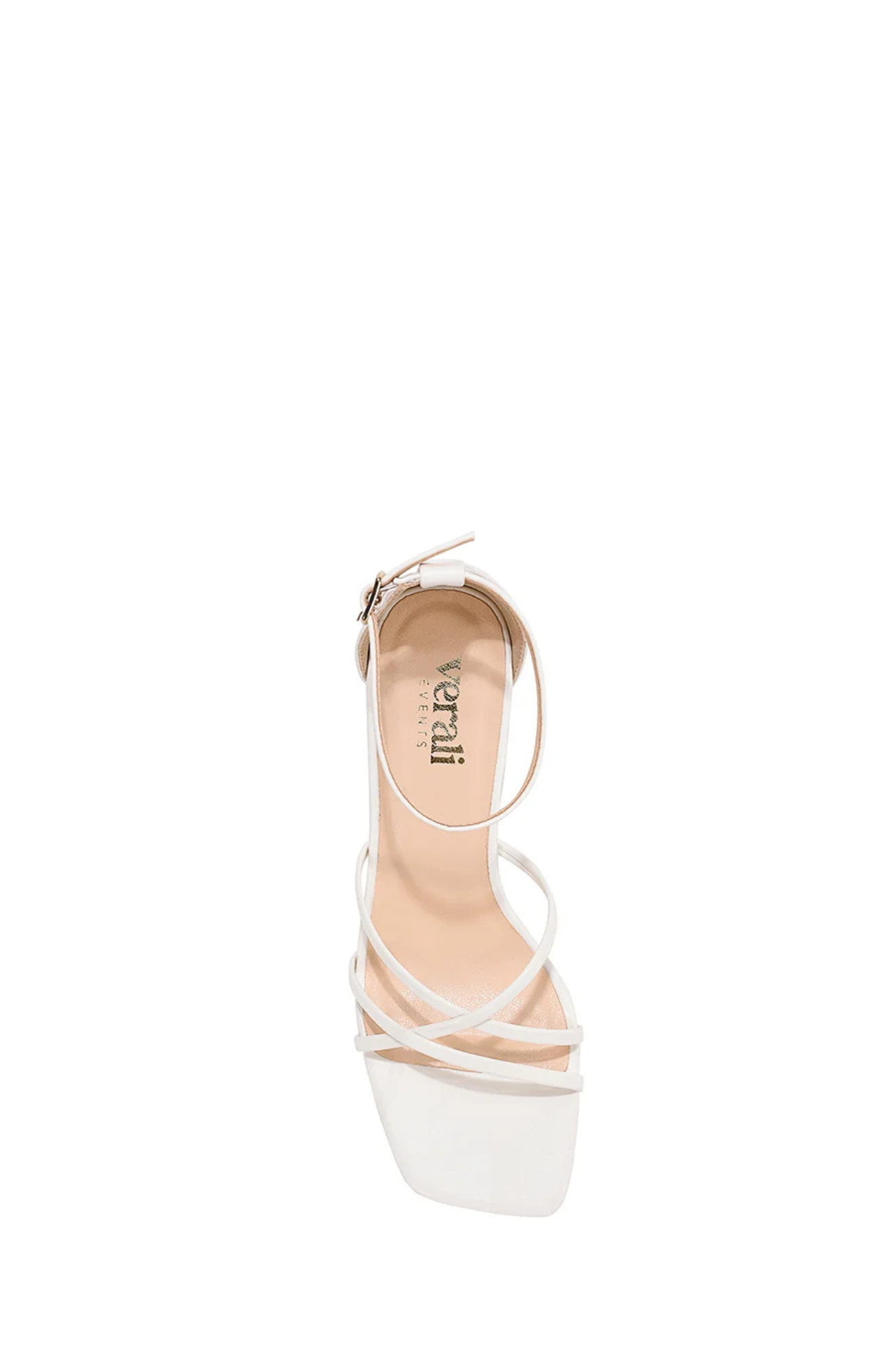 Nelly Block Heel Sandals Chalk White