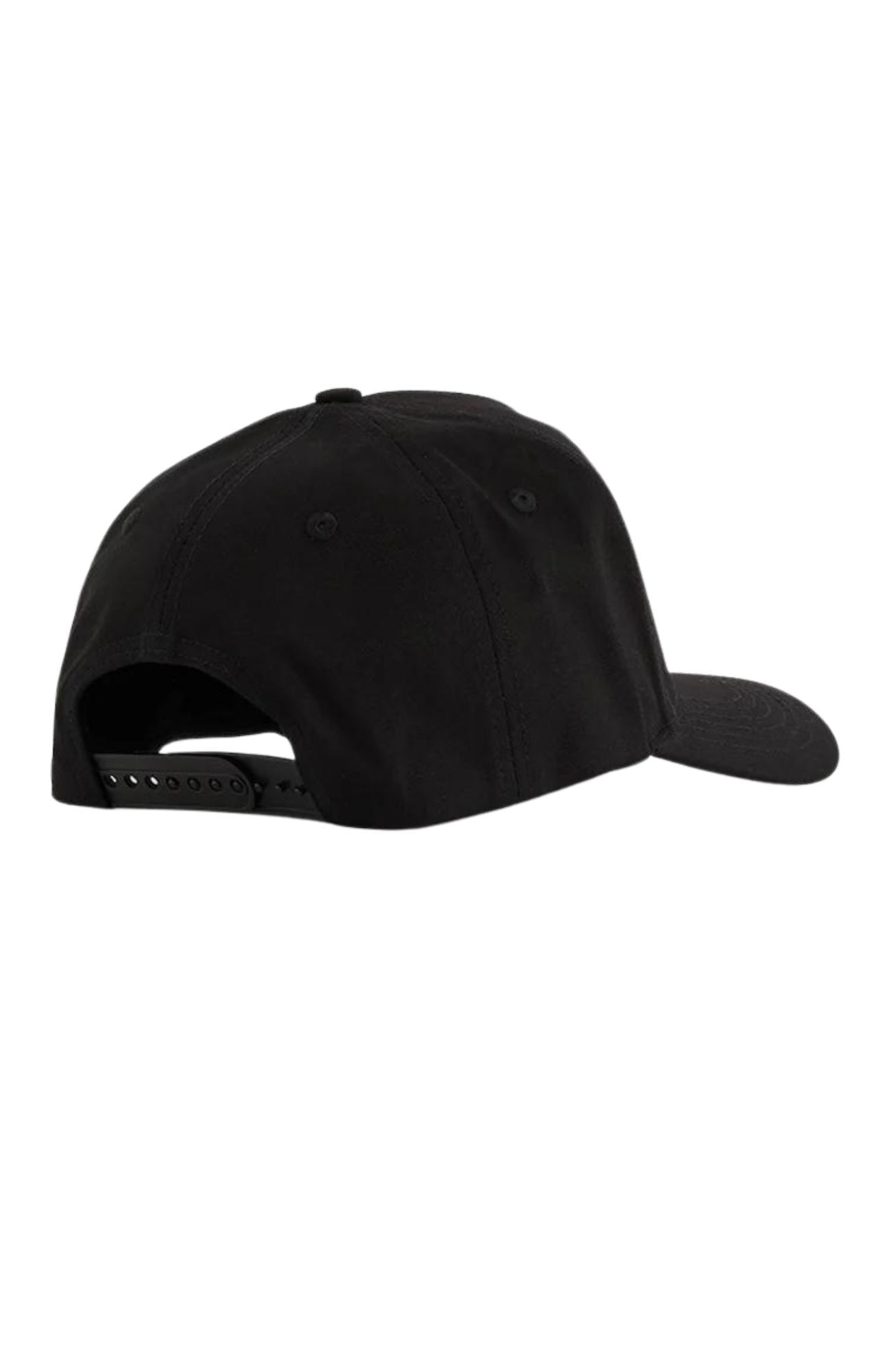 Facade 5 Panel Curved Peak Cap Jet Black