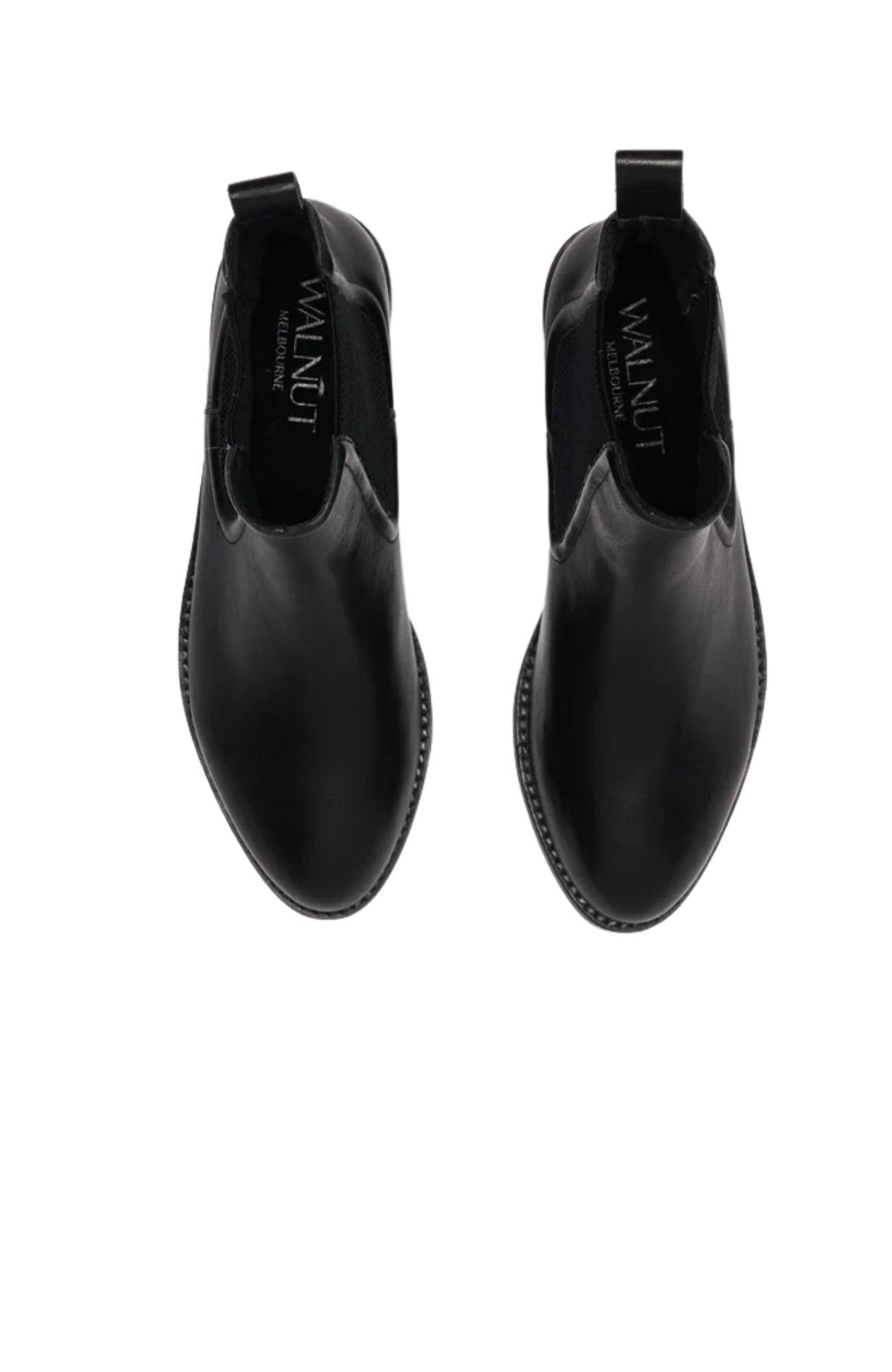 Cora Leather Boot Black