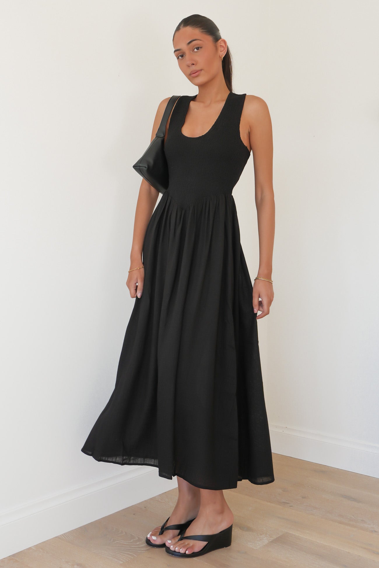 Adams Midi Dress Black